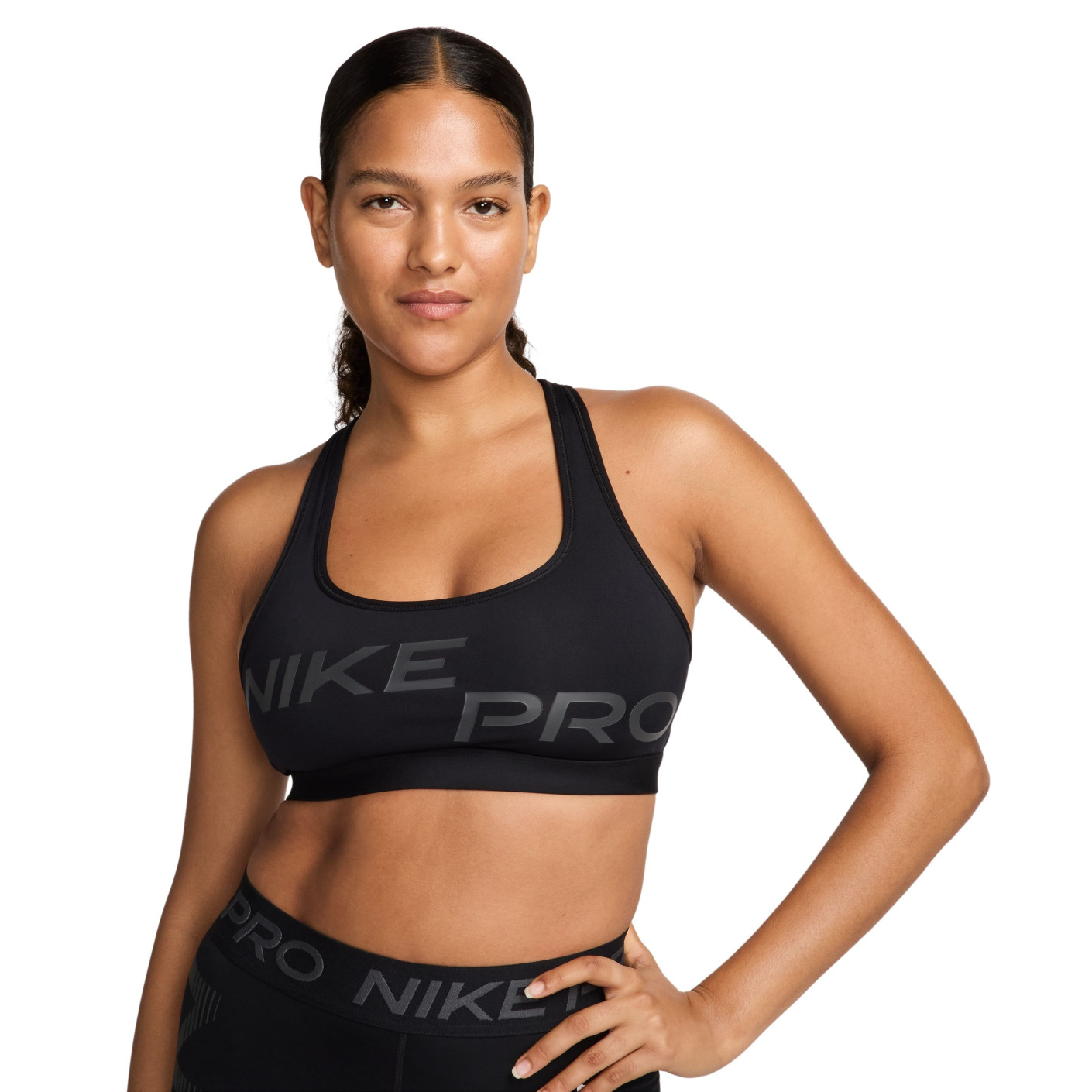 Nike Pro Swoosh Sports Bra Light Support Women s Black Grey KNVBshop