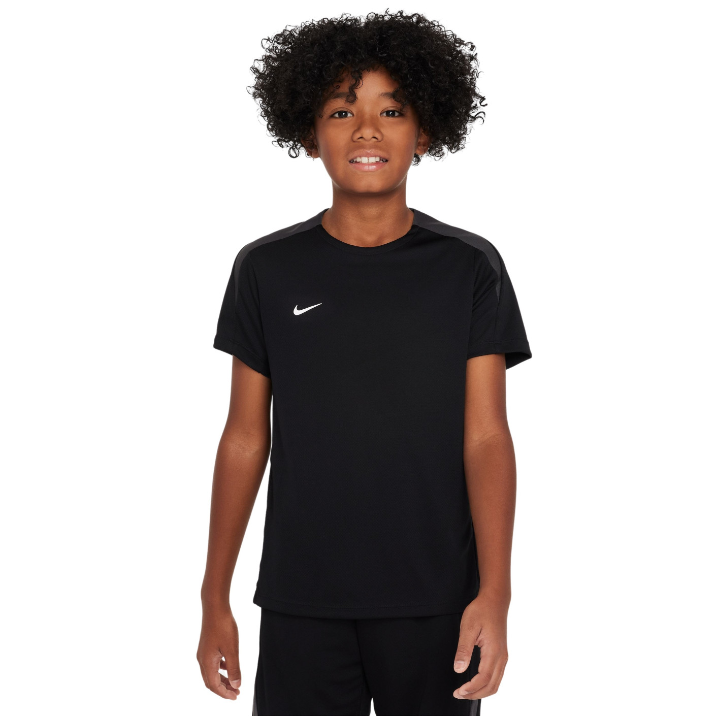 Nike Strike Trainingsshirt Kids Zwart Donkergrijs