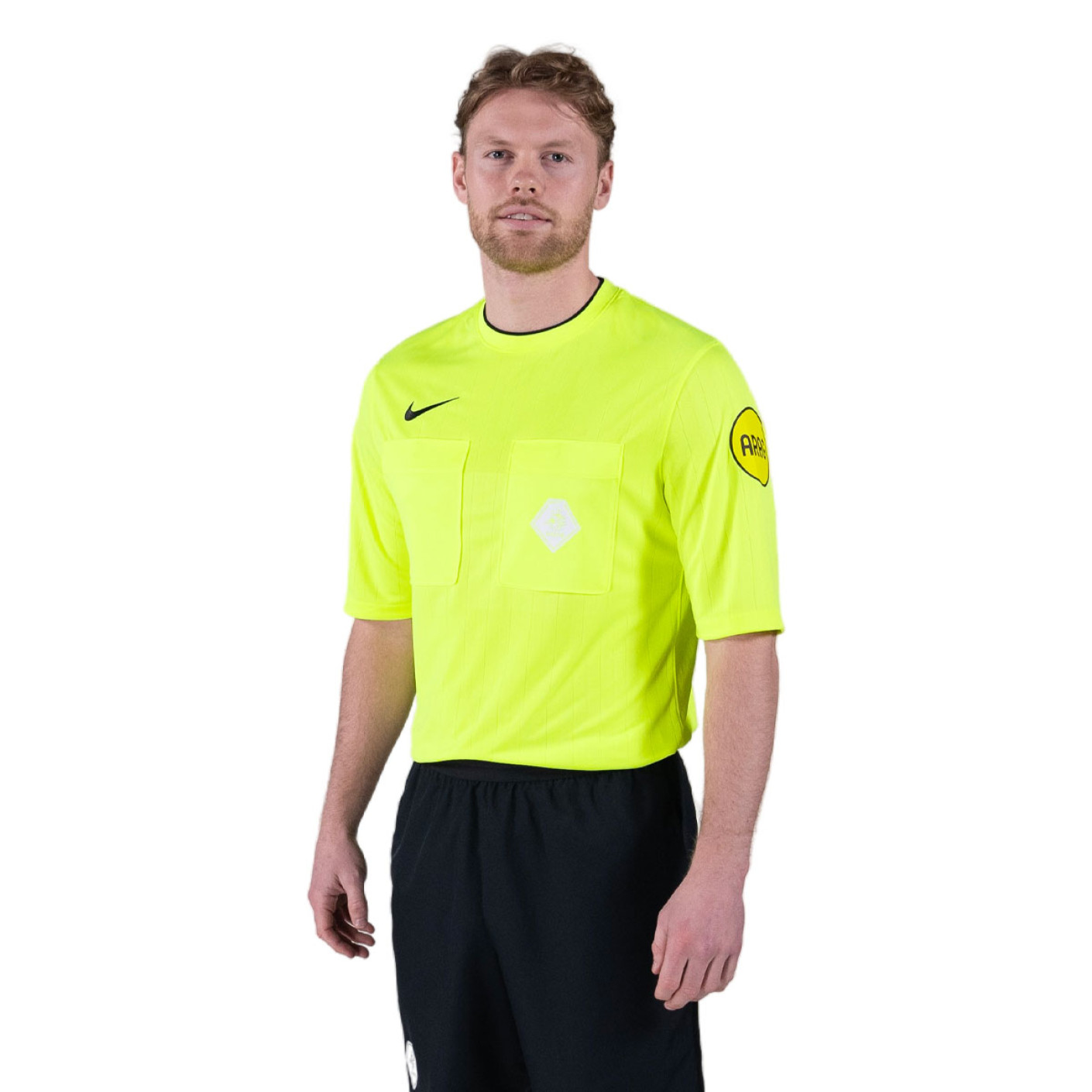 Nike KNVB Referee Shirt 2024-2026 Neon Yellow