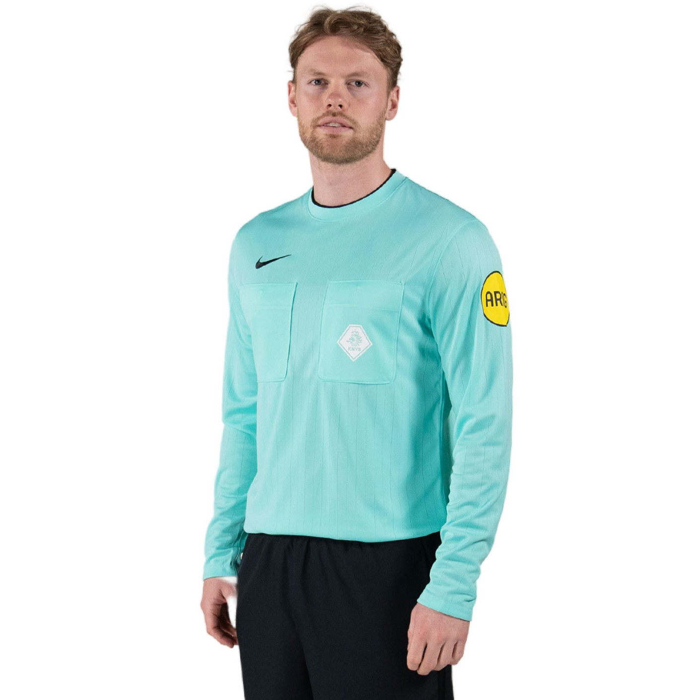 Nike KNVB Long Sleeve Referee Shirt 2024-2026 Turquoise