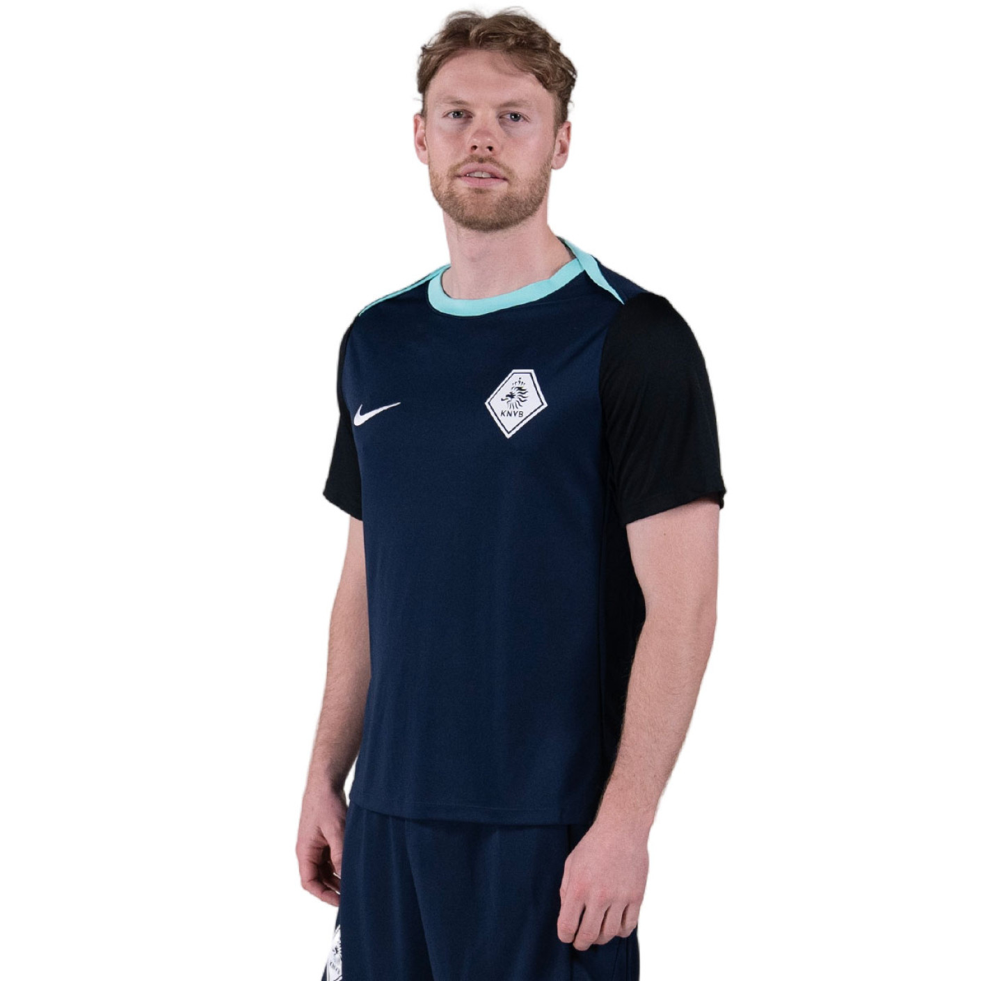 Nike KNVB Scheidsrechters Trainingsshirt 2024-2026 Donkerblauw