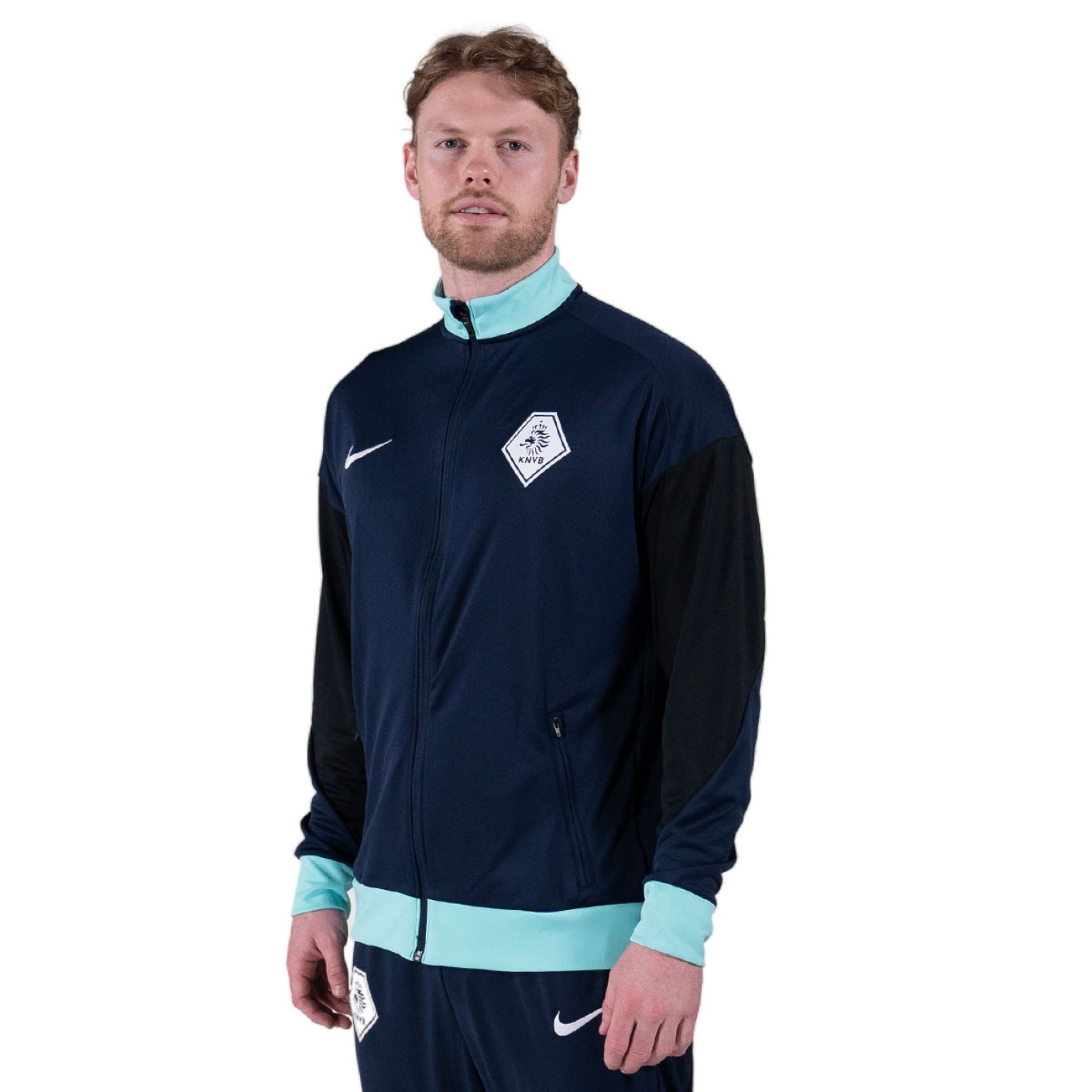 Nike KNVB Scheidsrechters Trainingsjack 2024-2026 Donkerblauw