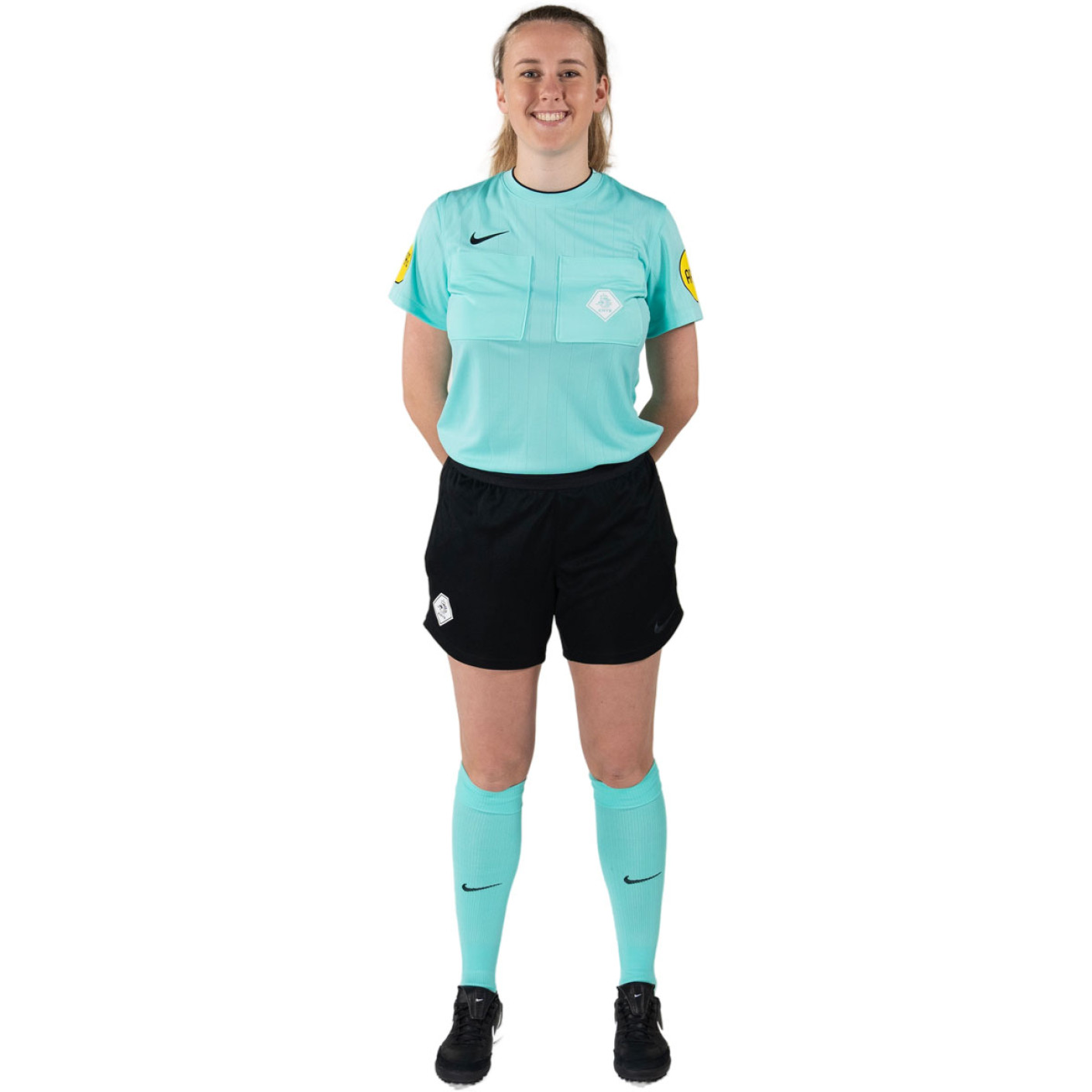 Nike KNVB Scheidsrechterstenue 2024-2026 Dames Turquoise