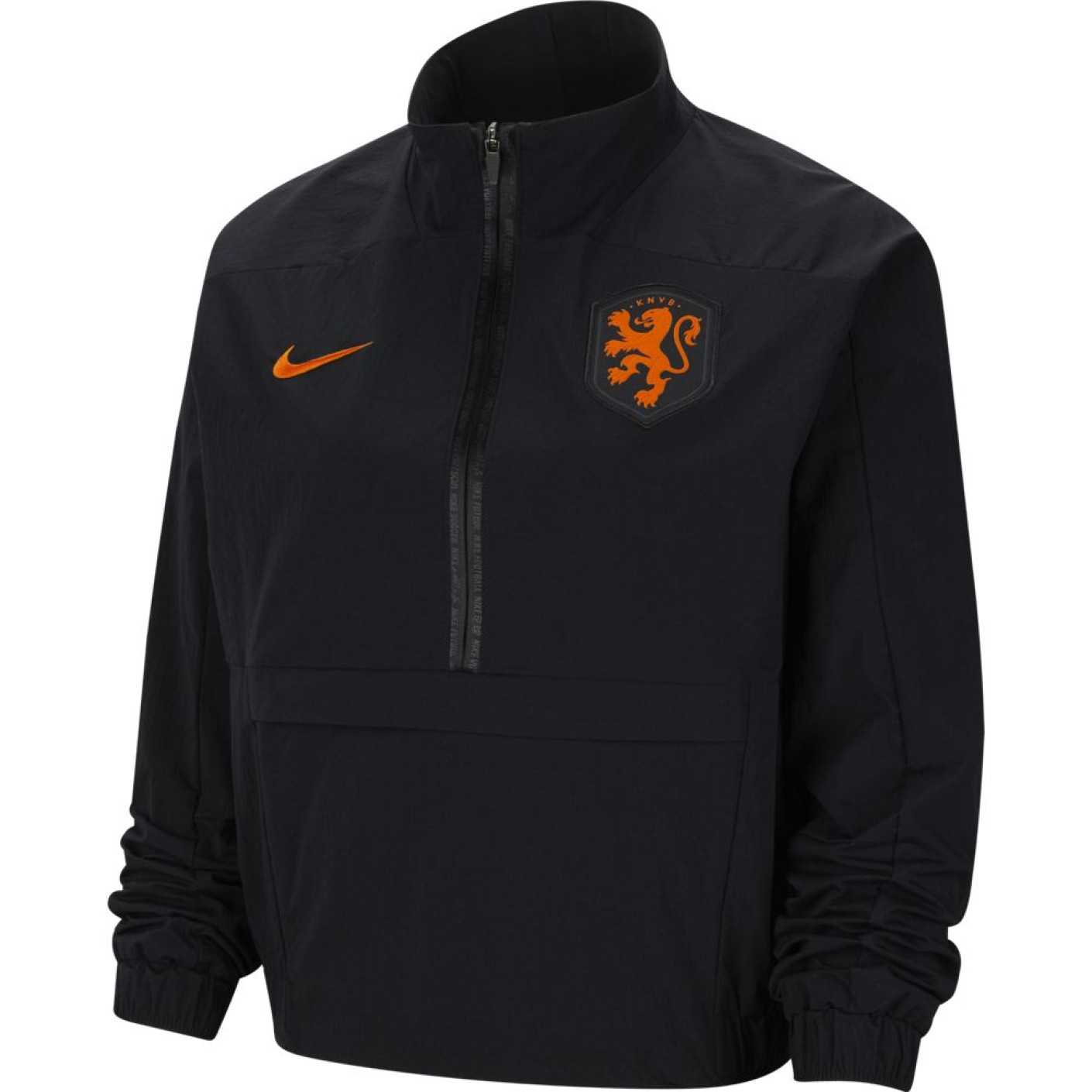 Nike Netherlands 1/4 Zip Training Top 2020-2022 Women Black