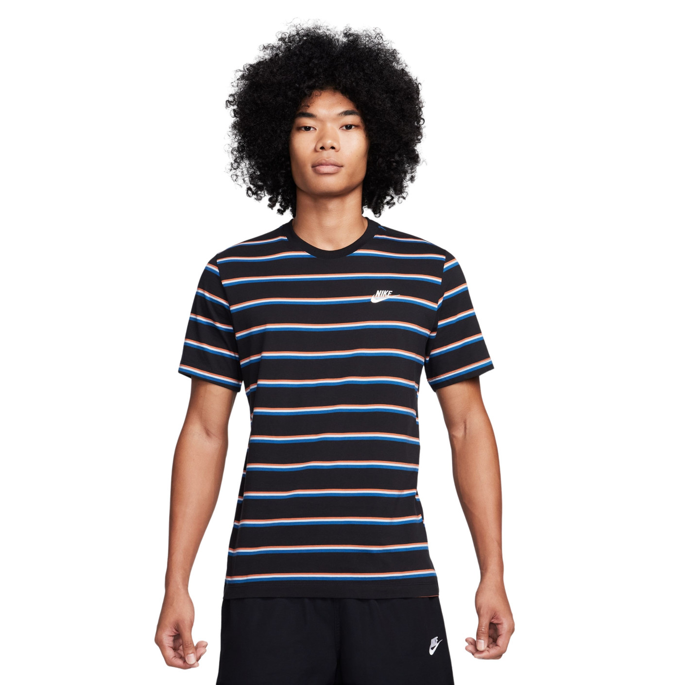 Nike black and white striped shirt 2025