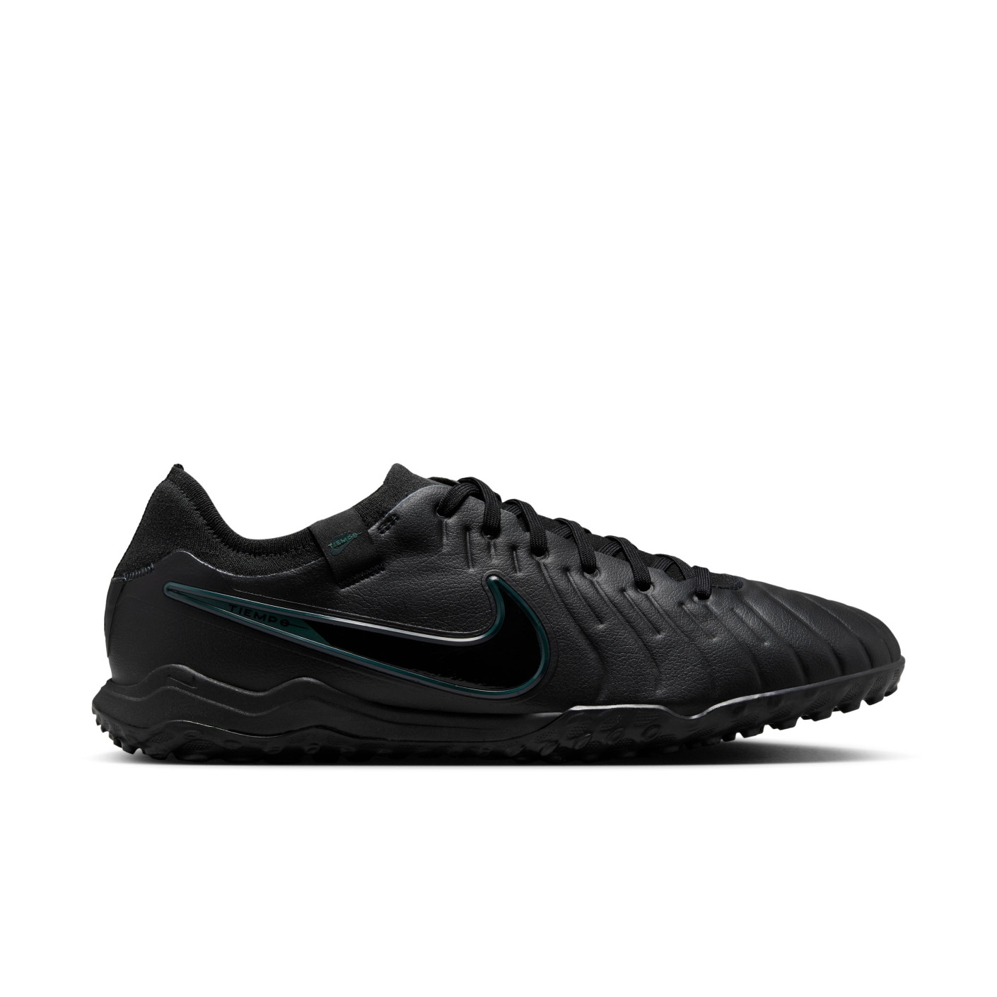 Nike Tiempo Legend Pro 10 Turf Football Shoes TF Black Dark Green