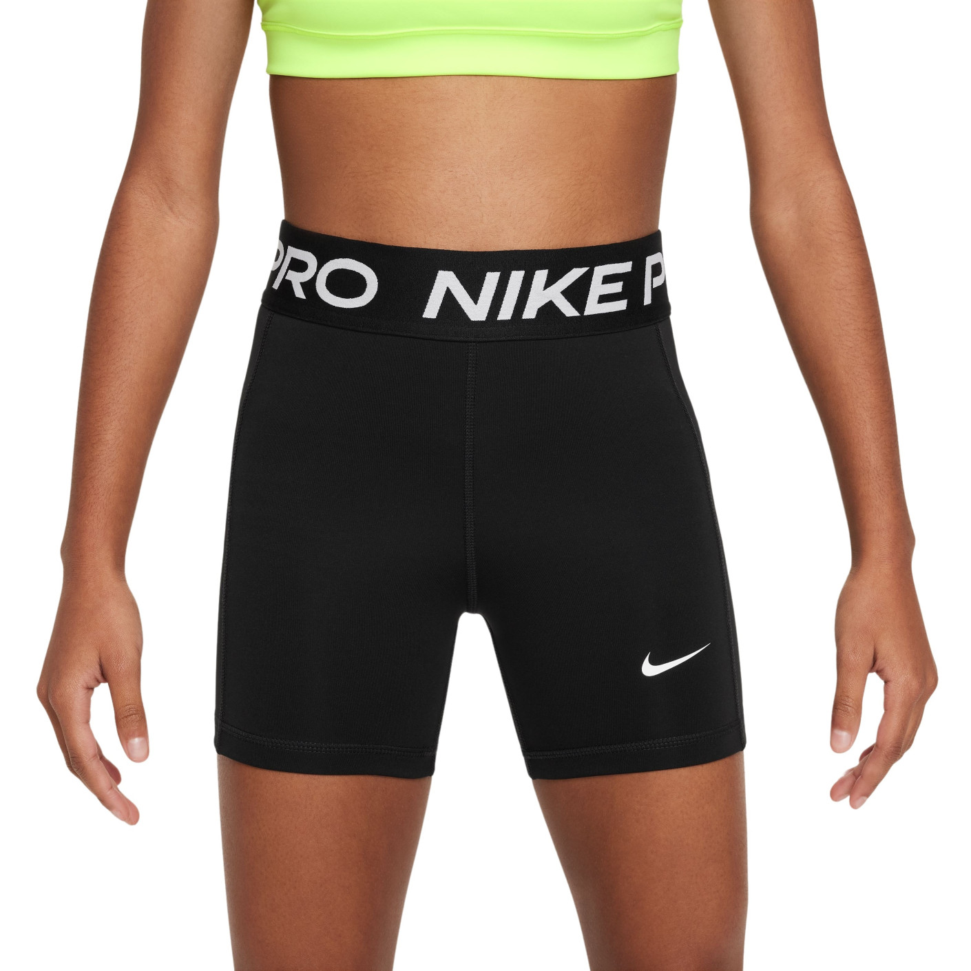 Nike Protection Sportbroekje Pro Leak Meisjes Zwart Wit