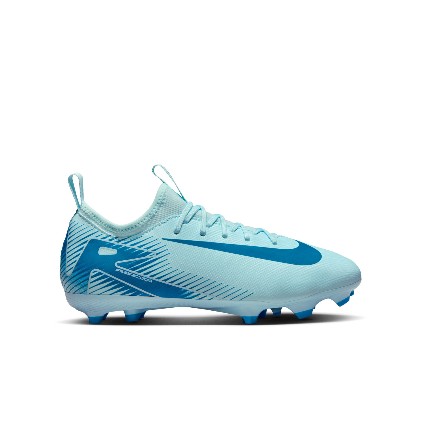 Nike Zoom Mercurial Vapor Academy 16 Grass/Artificial Grass Football Shoes (MG) Kids Light Blue Blue