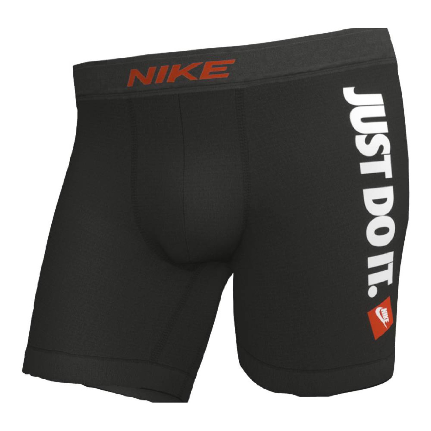 Nike Everyday Cotton Just Do It Boxershort Brief Zwart Wit Rood