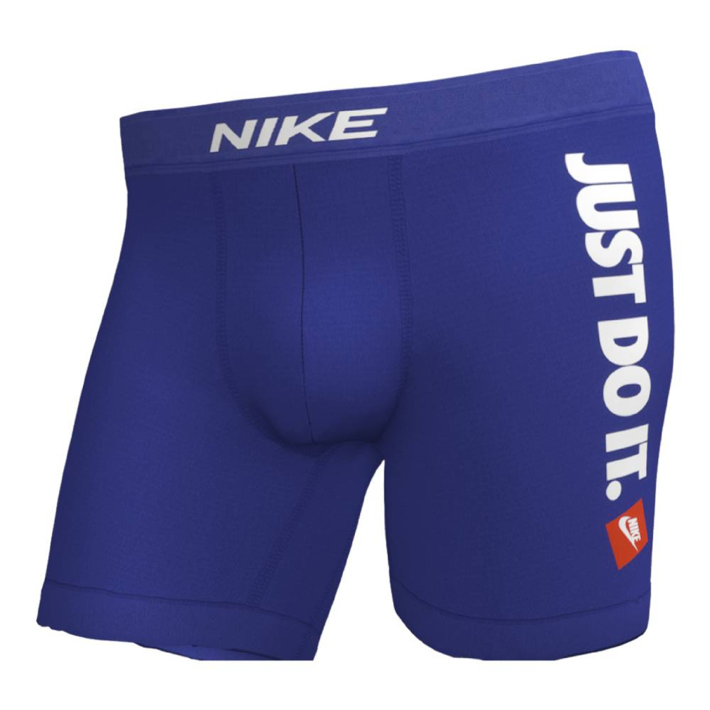 Nike Everyday Cotton Just Do It Boxershort Brief Blauw Wit Rood