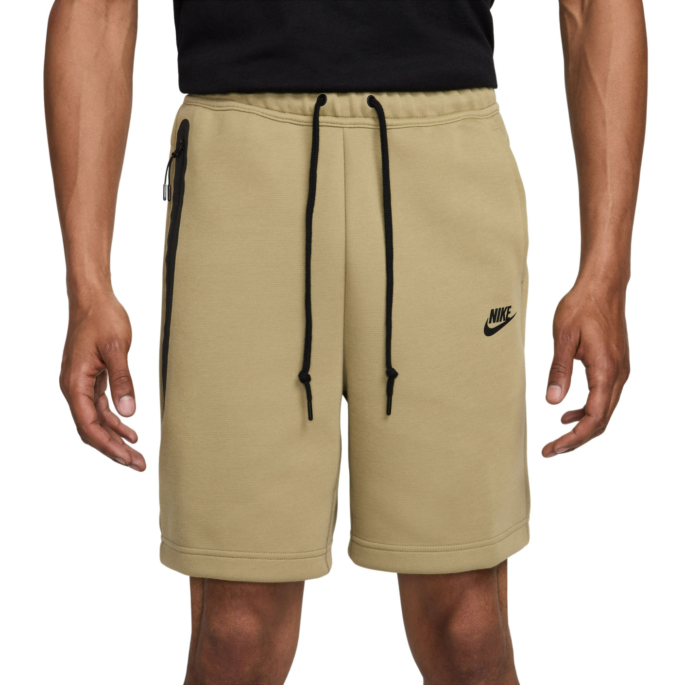 Nike Tech Fleece Shorts Sportswear Beige Black