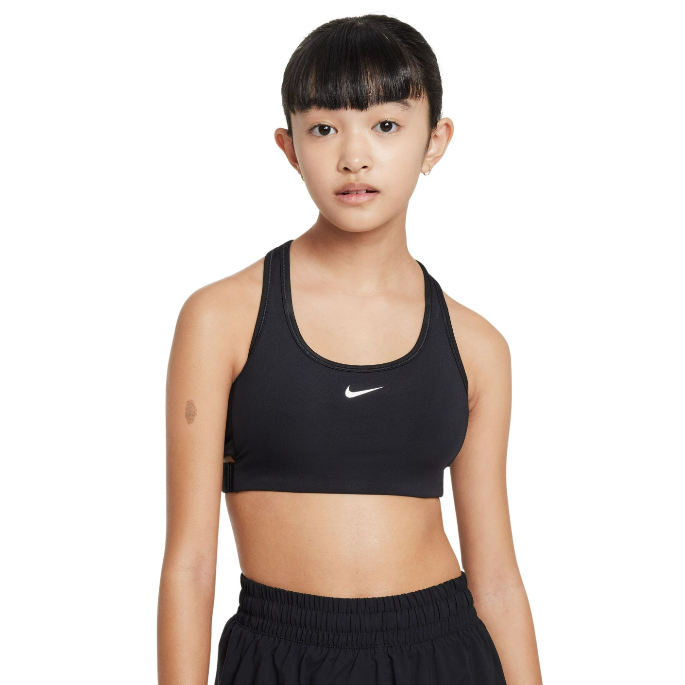 Girls black sports bra on sale