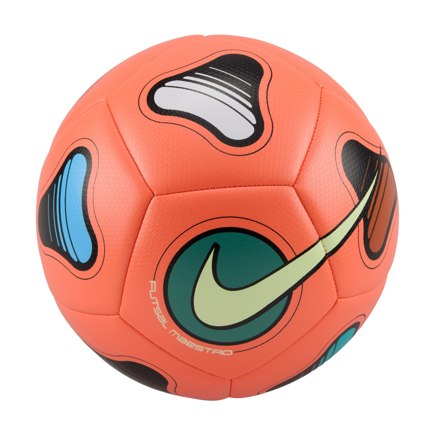 Nike Indoor Football Maestro Size 4 Orange Black Yellow