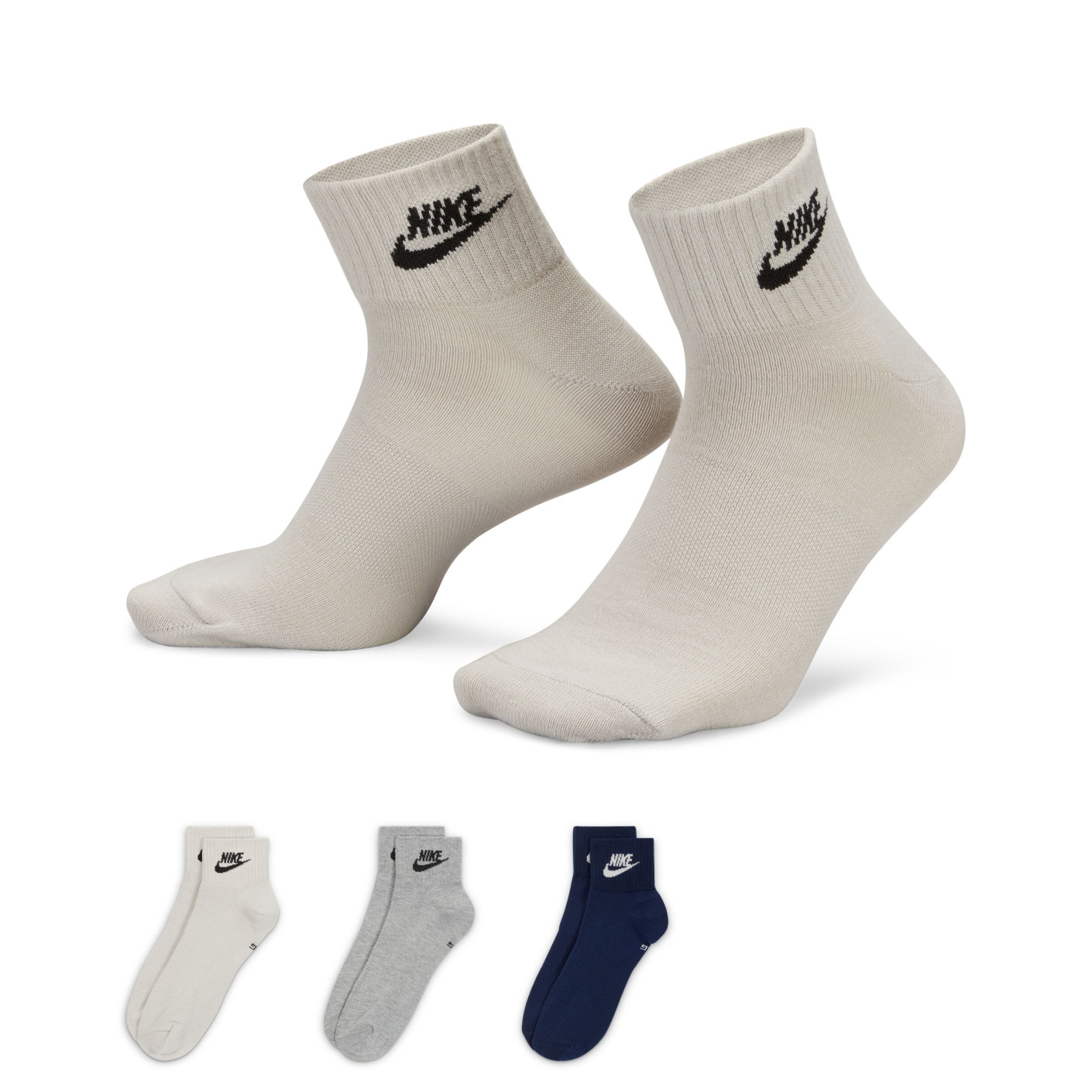 Nike Everyday Sportswear Essential Short Sports Socks 3 Pack Multicolor KNVBshop