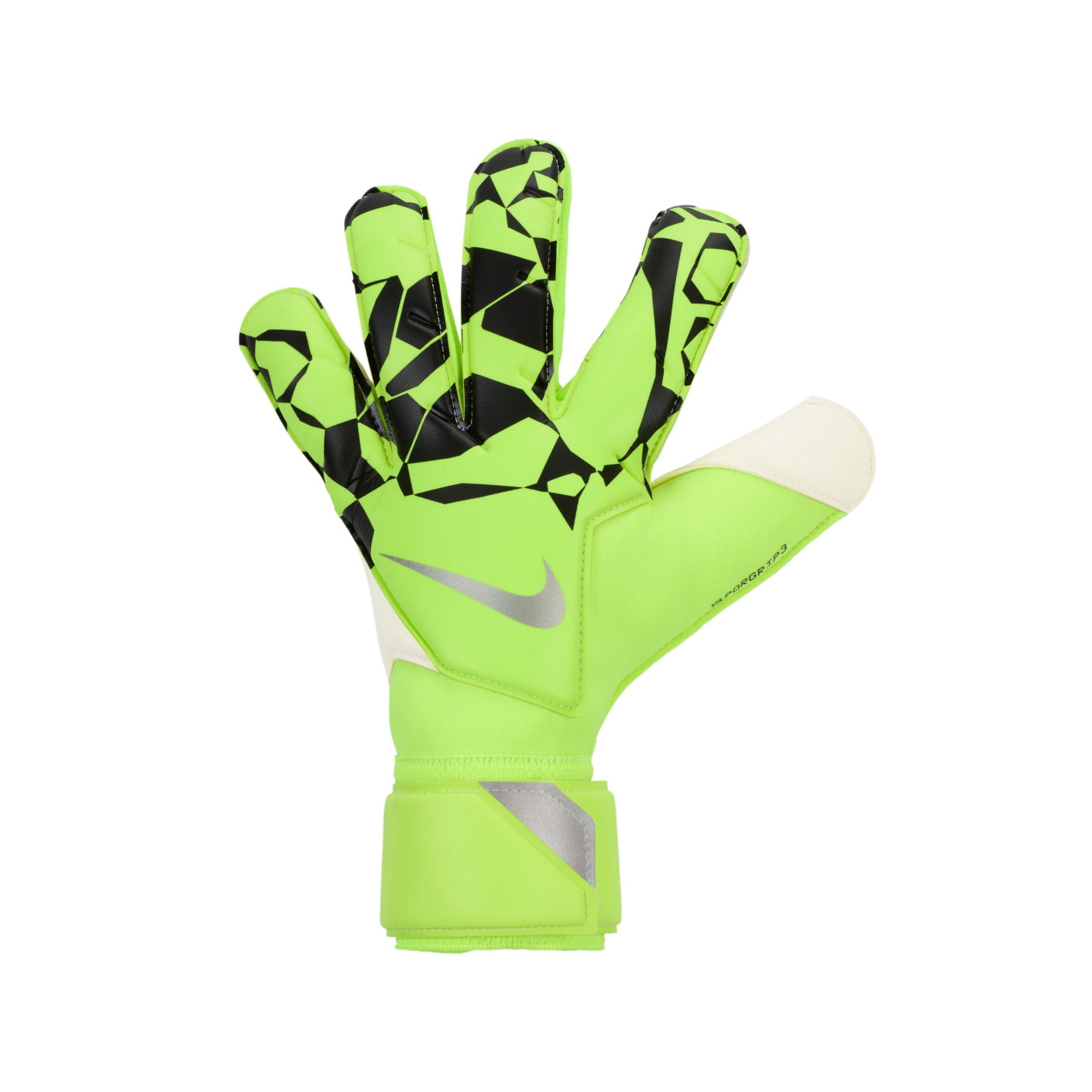 Nike Grip3 Vapor Goalkeeper Gloves Neon Yellow Black Silver