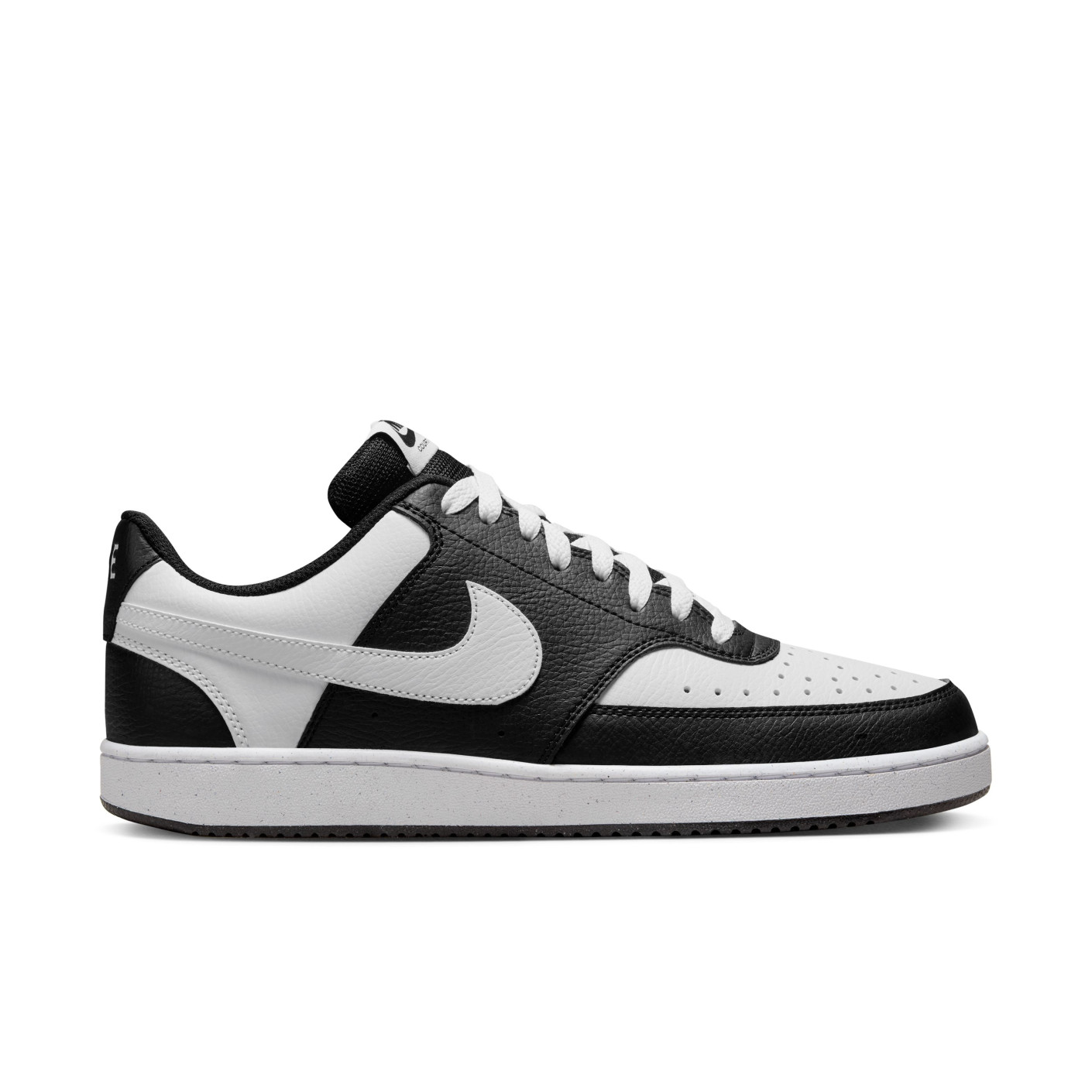 Nike Court Vision Sneakers Low Zwart Wit Zwart