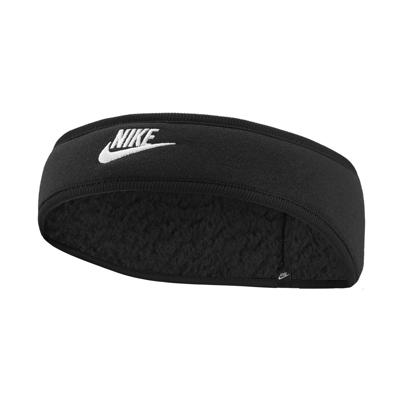 Nike Fleece Club 2.0 Hoofdband Kids Zwart Wit