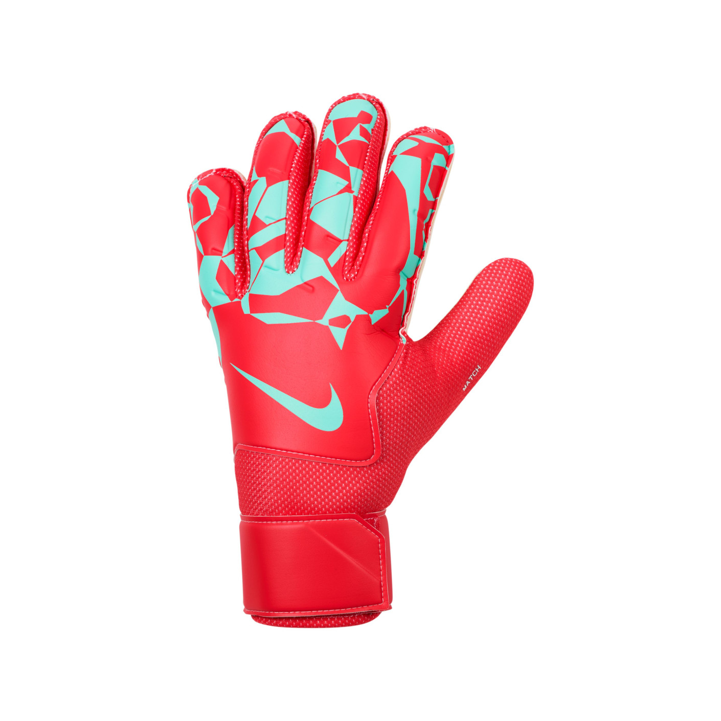 Nike Goalkeeper Gloves Match Bright Red White Turquoise
