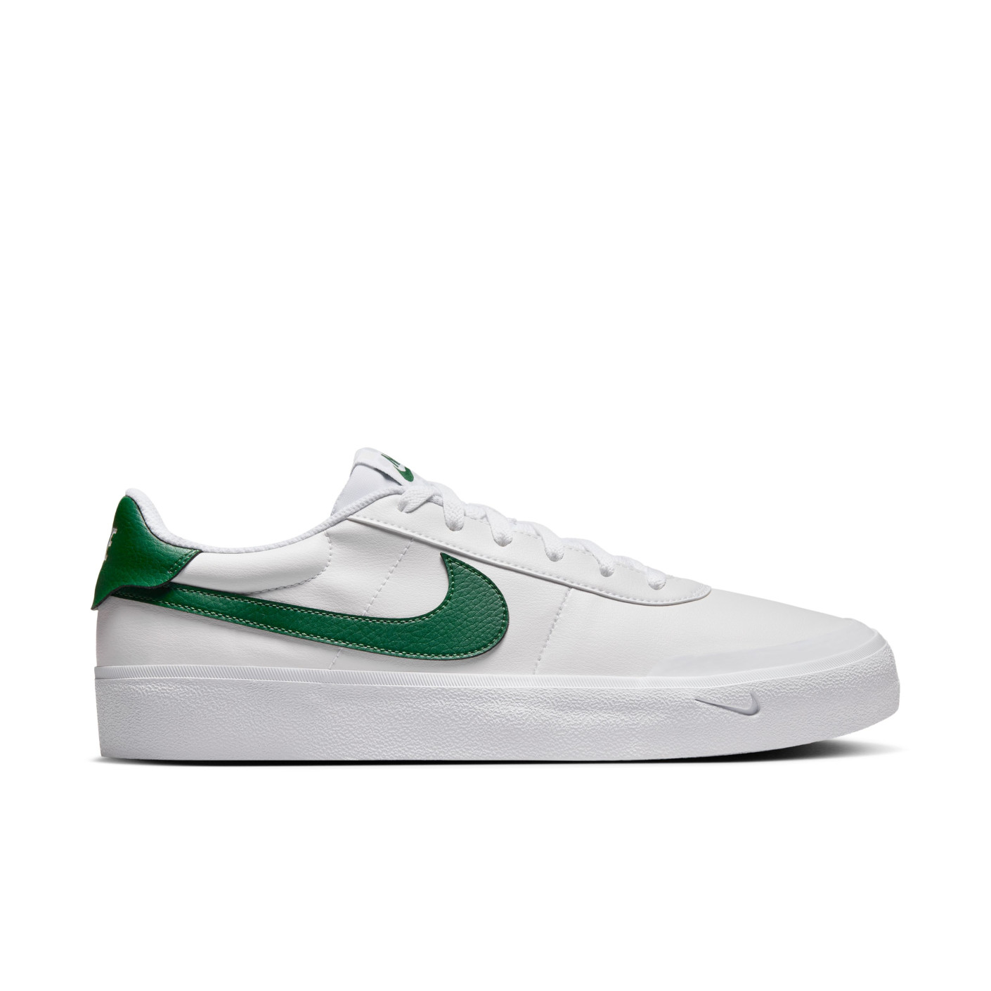 Nike Shot Court Sneakers Wit Donkergroen
