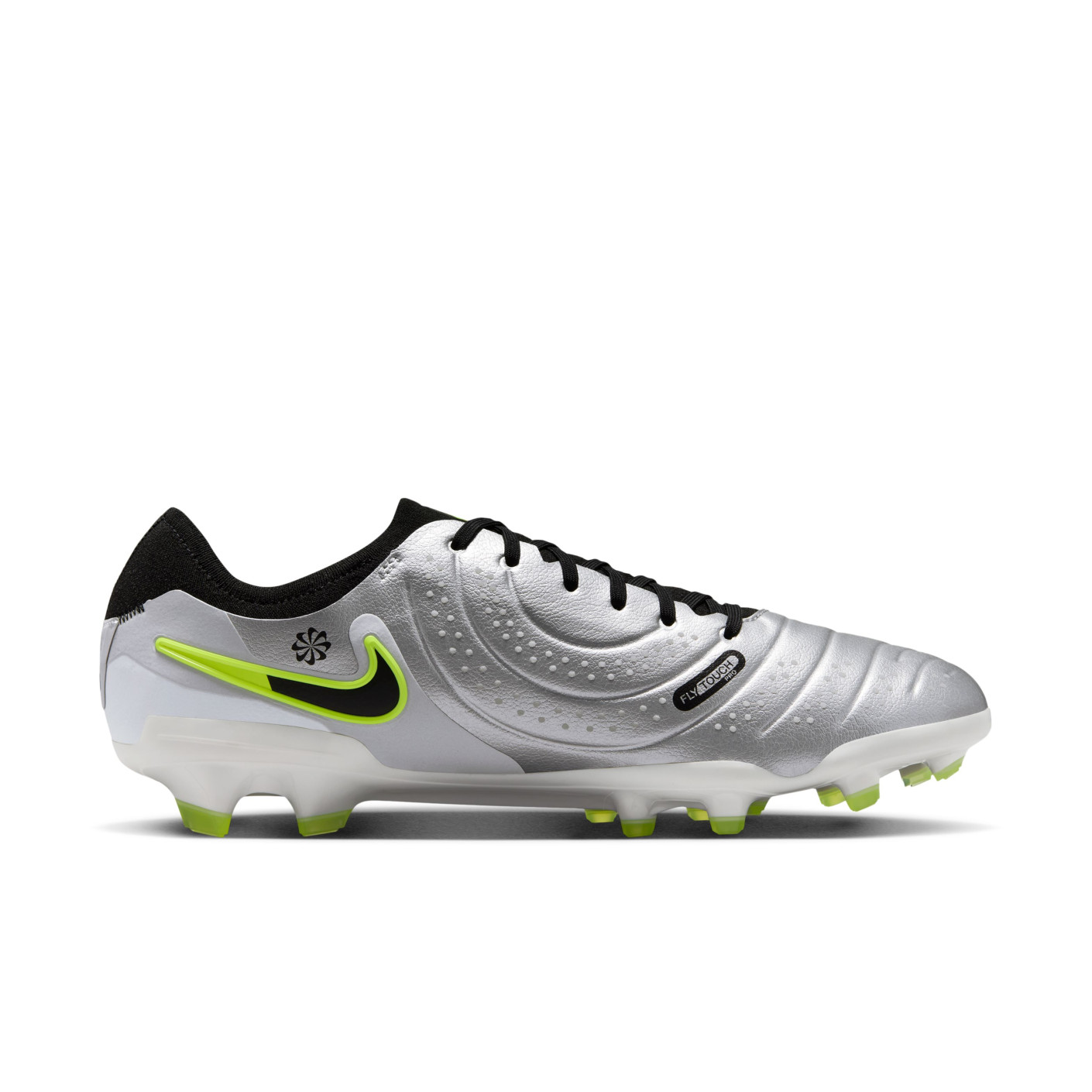 Nike Tiempo Legend 10 Pro Gras Football Shoes FG Silver Black Neon Yellow KNVBshop