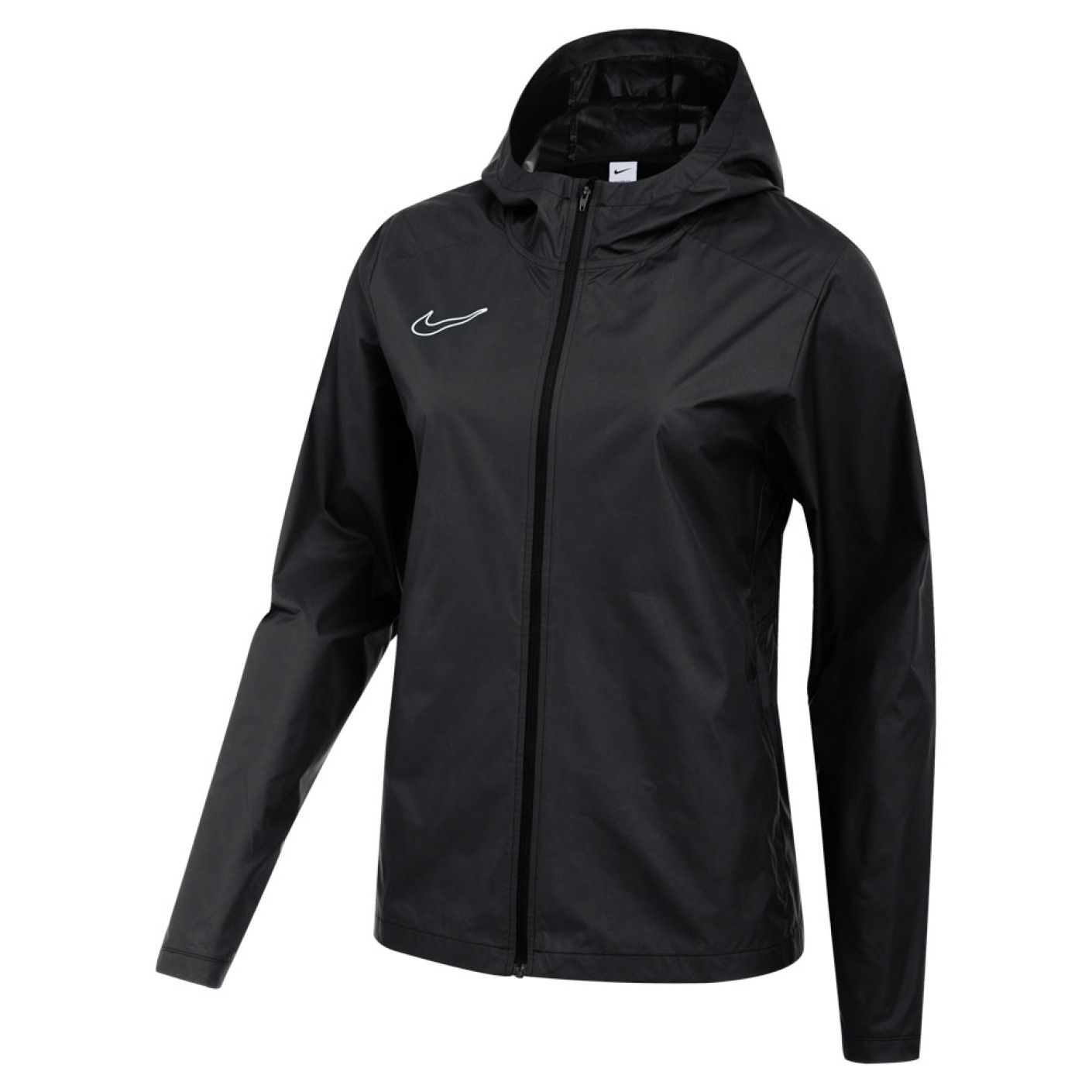 nike women's black rain jacket