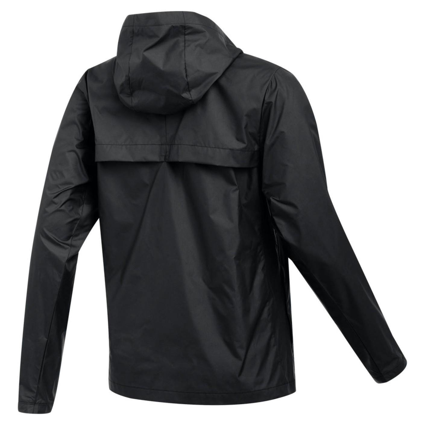 nike rain jacket women's black and white
