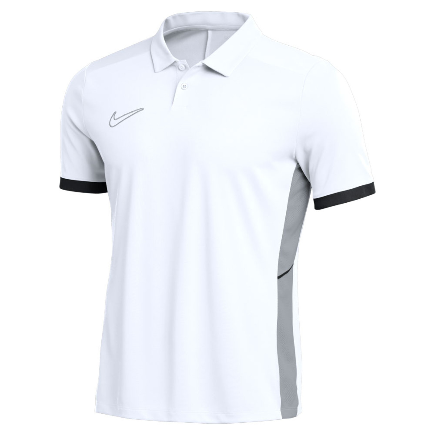 Nike Academy 25 Polo White Black Grey