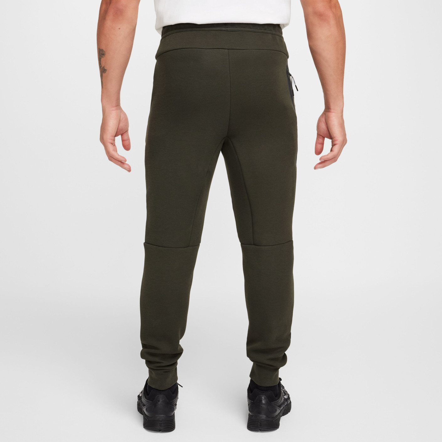Nike Tech Fleece Sweat Pants Sportswear Dark Olive Green Olive Green Black