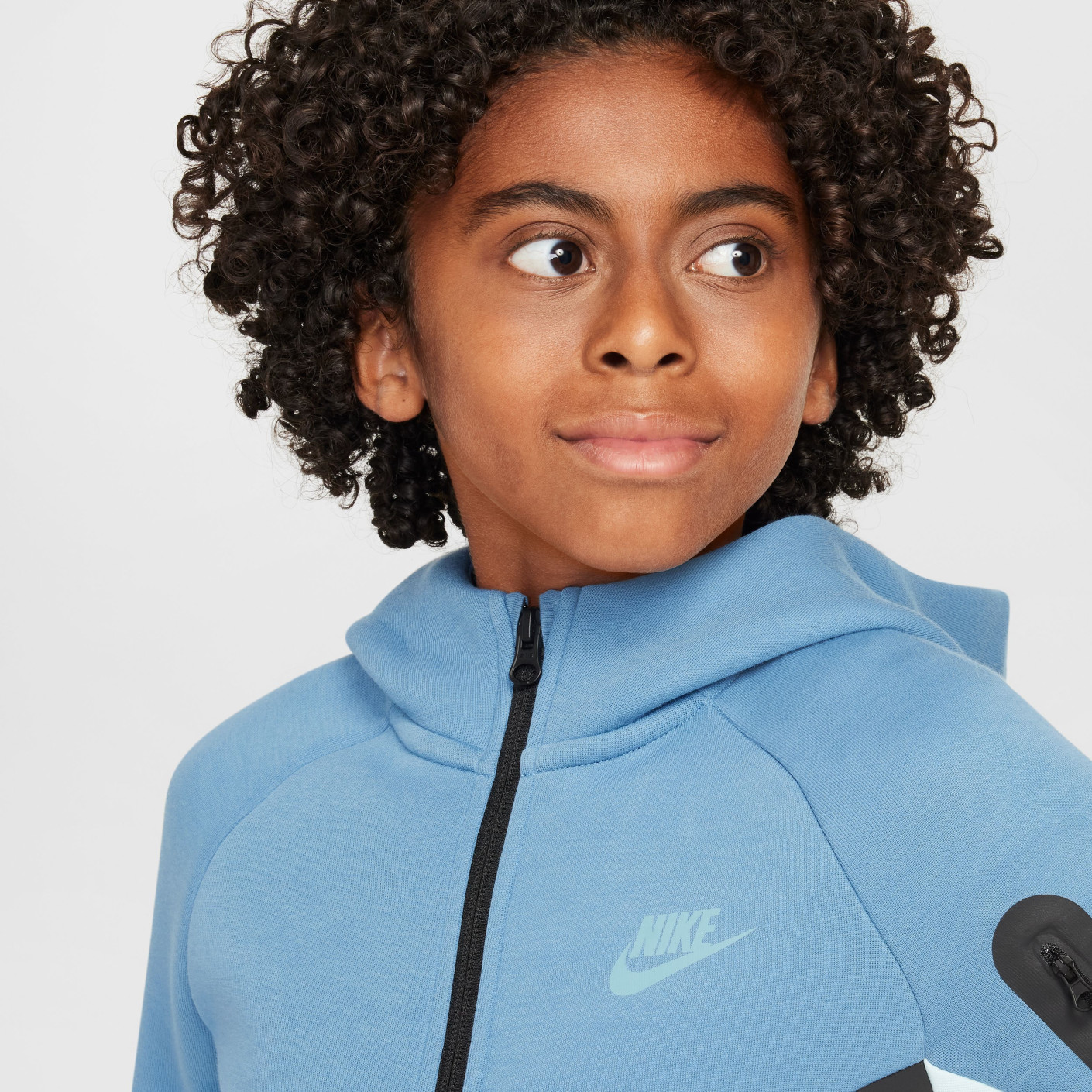 Nike Tech Fleece Tracksuit Kids Sportswear Light Blue Blue Black KNVBshop