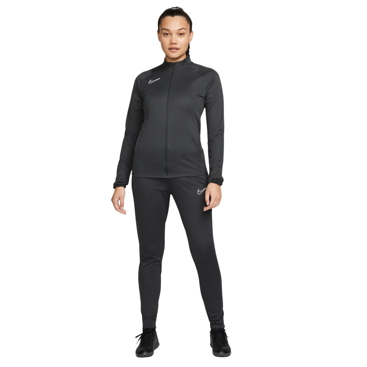 Nike Academy 23 Trainingspak Full-Zip Dames Antraciet Wit