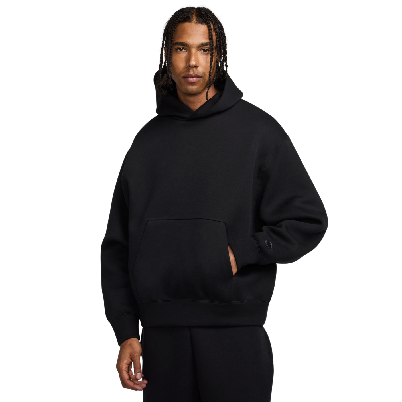 Nike Tech Fleece Hoodie Reimagined Zwart