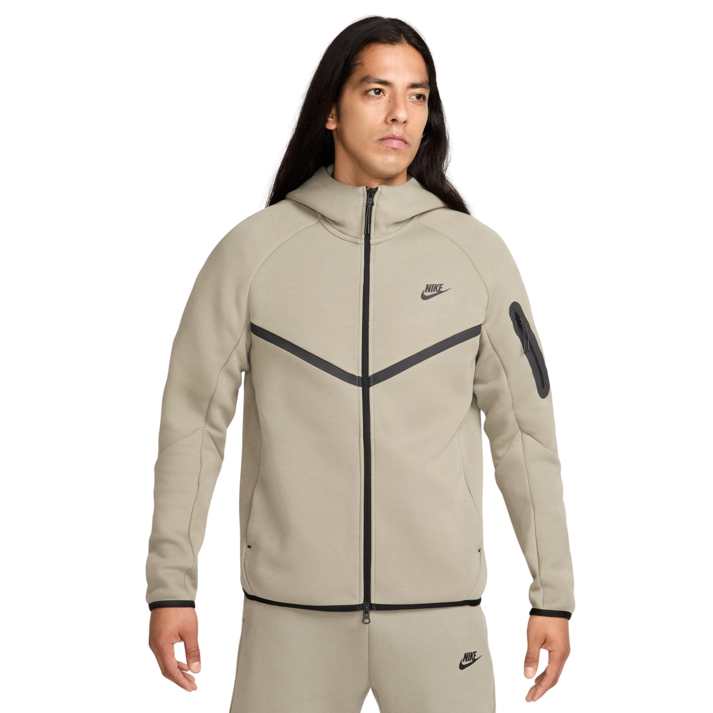 Nike Tech Fleece Vest Sportswear Olive Green Black