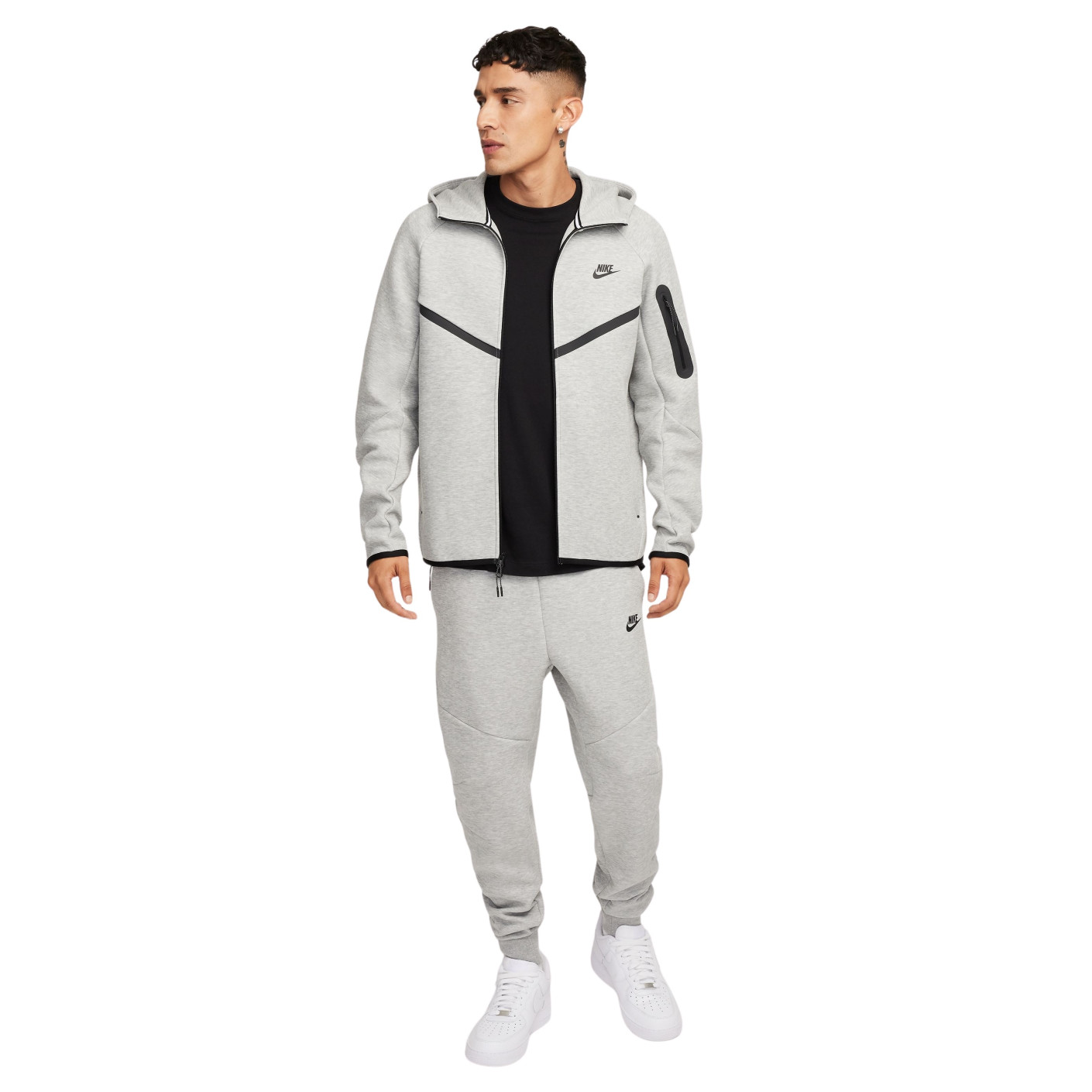 Nike Tech Fleece Vest Sportswear Grey Black - KNVBshop.nl