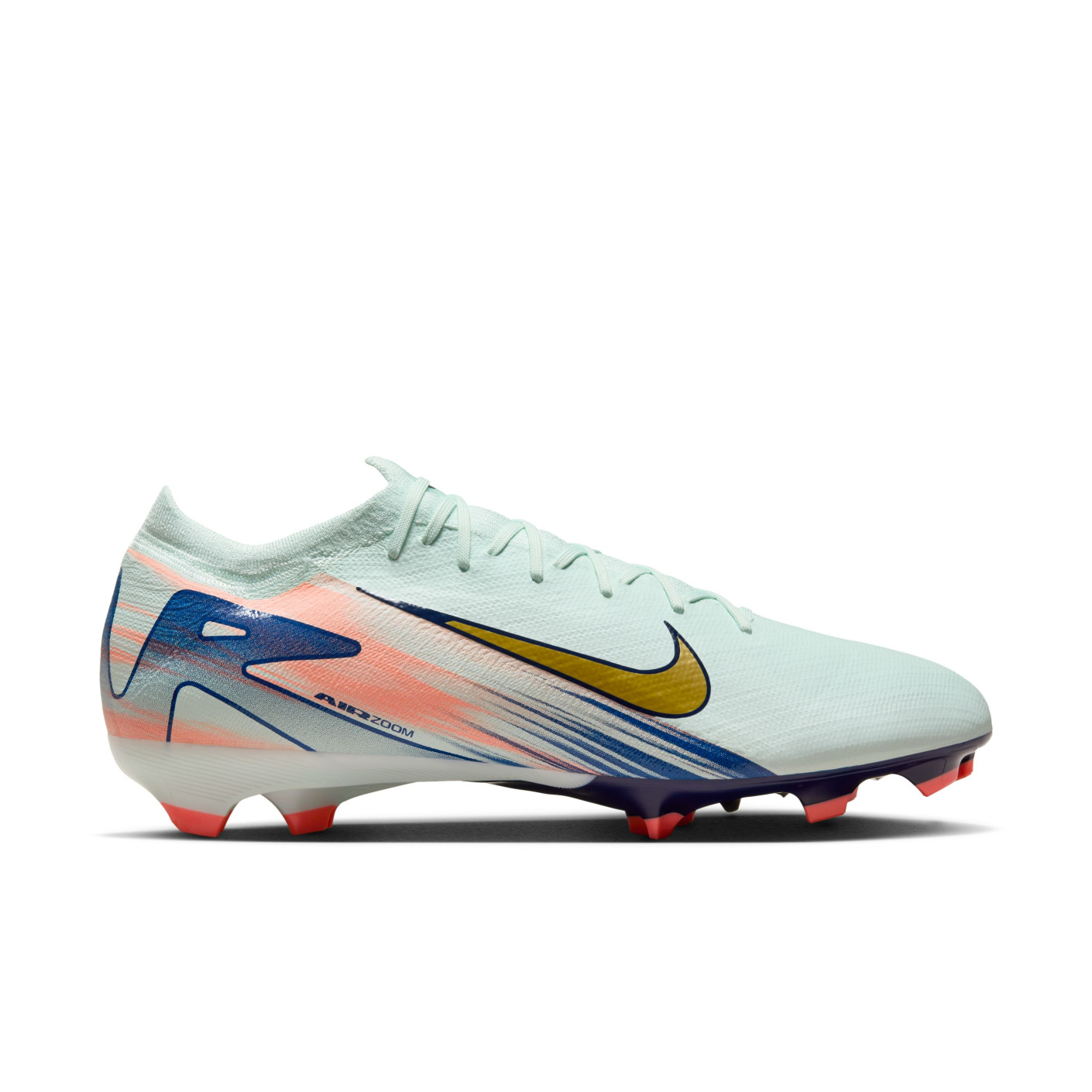 Nike Zoom Mercurial Vapor Pro 16 MDS Gras Football Shoes FG Mint Green Blue Pink Gold KNVBshop