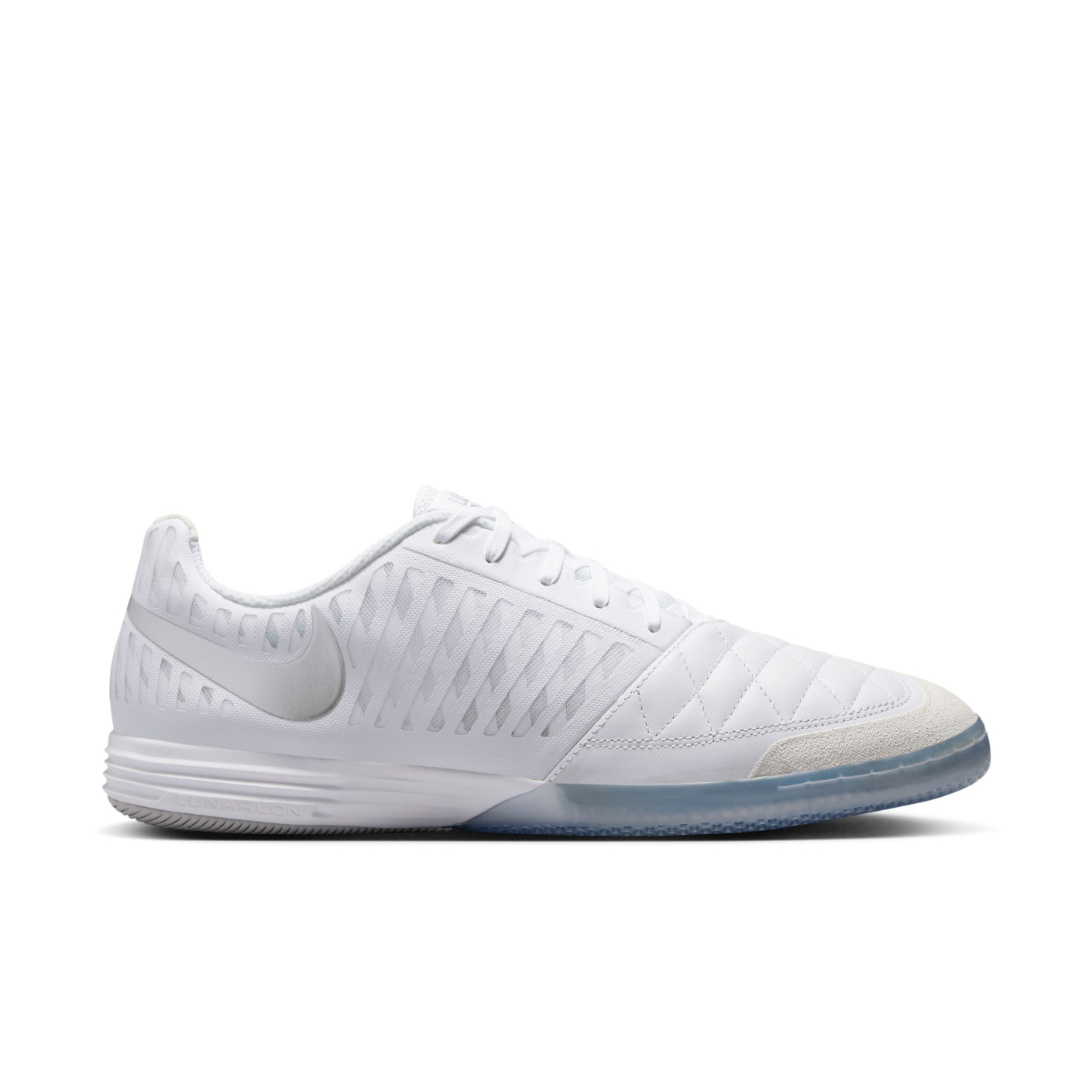Nike Zaalvoetbalschoenen Lunargato II (IN) Wit Zilver