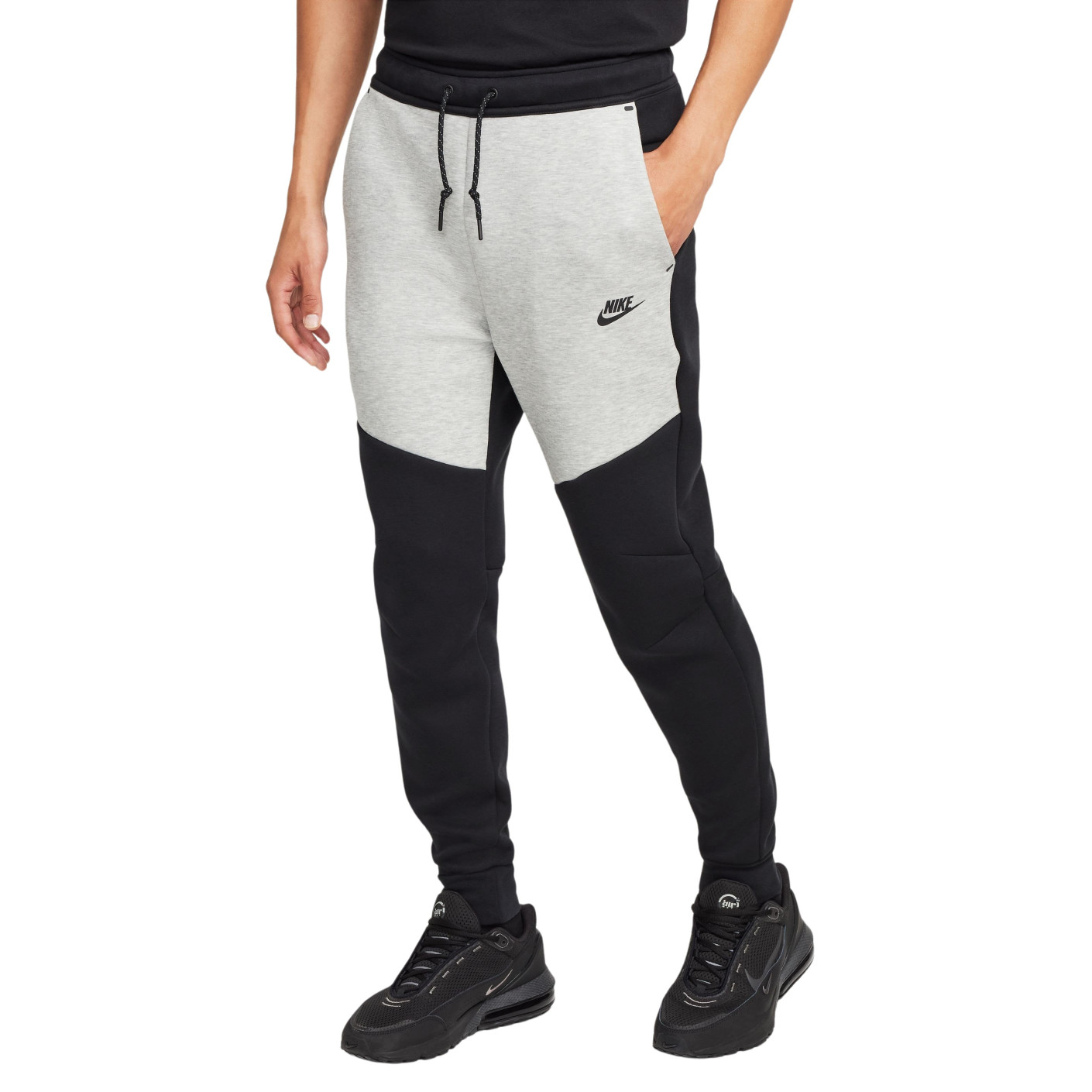 Nike Tech Fleece Joggingbroek Sportswear Zwart Lichtgrijs