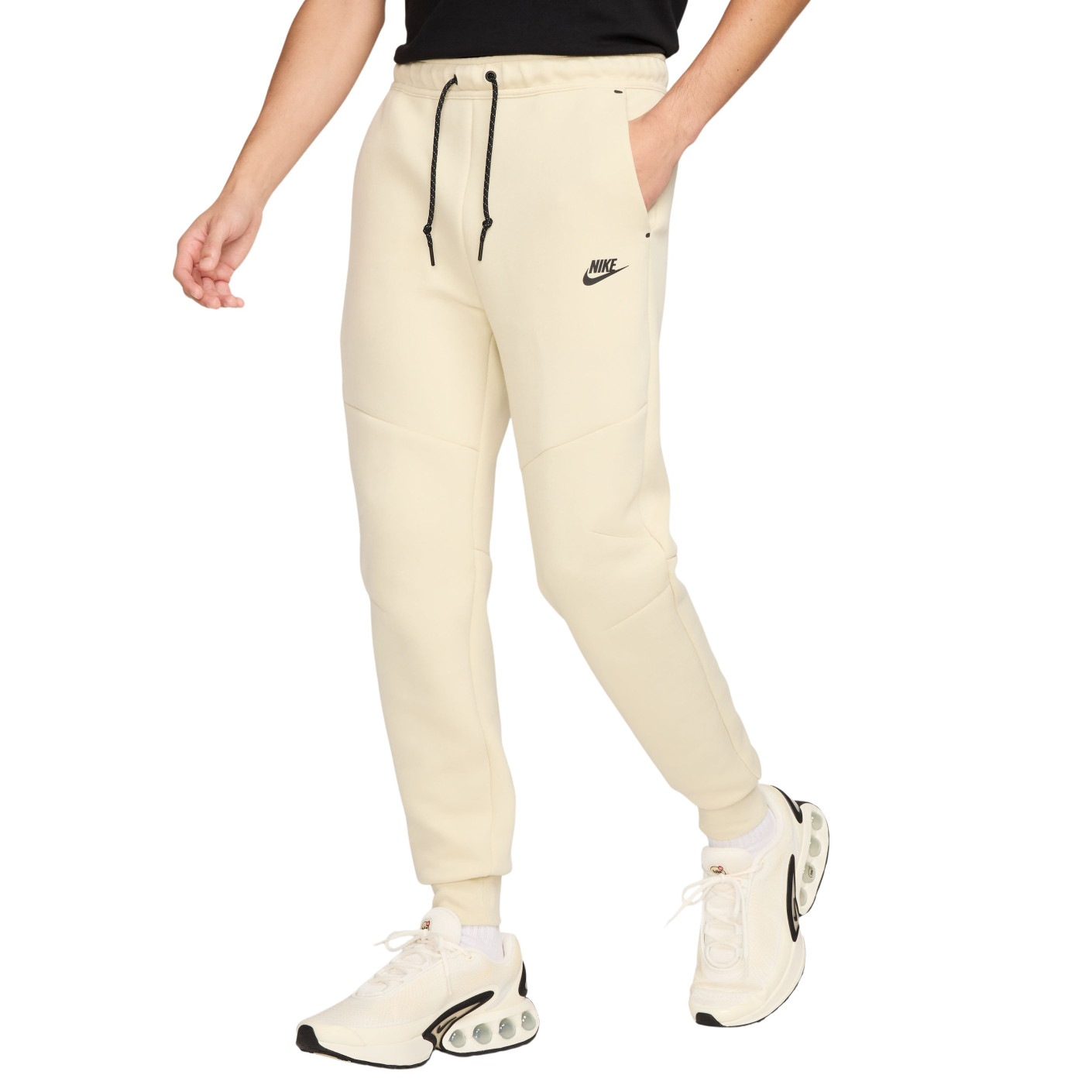 Nike Tech Fleece Joggingbroek Sportswear Gebroken Wit Zwart