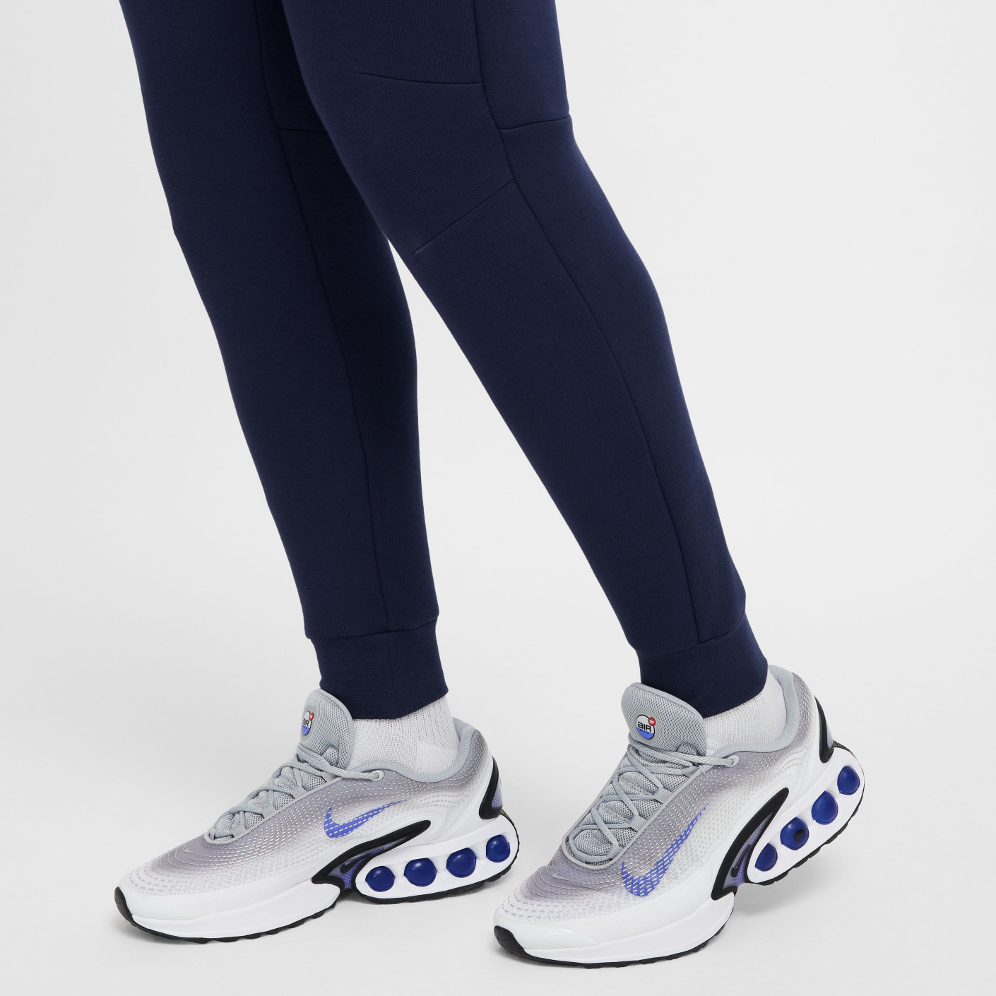 nike tech fleece tracksuit dark blue