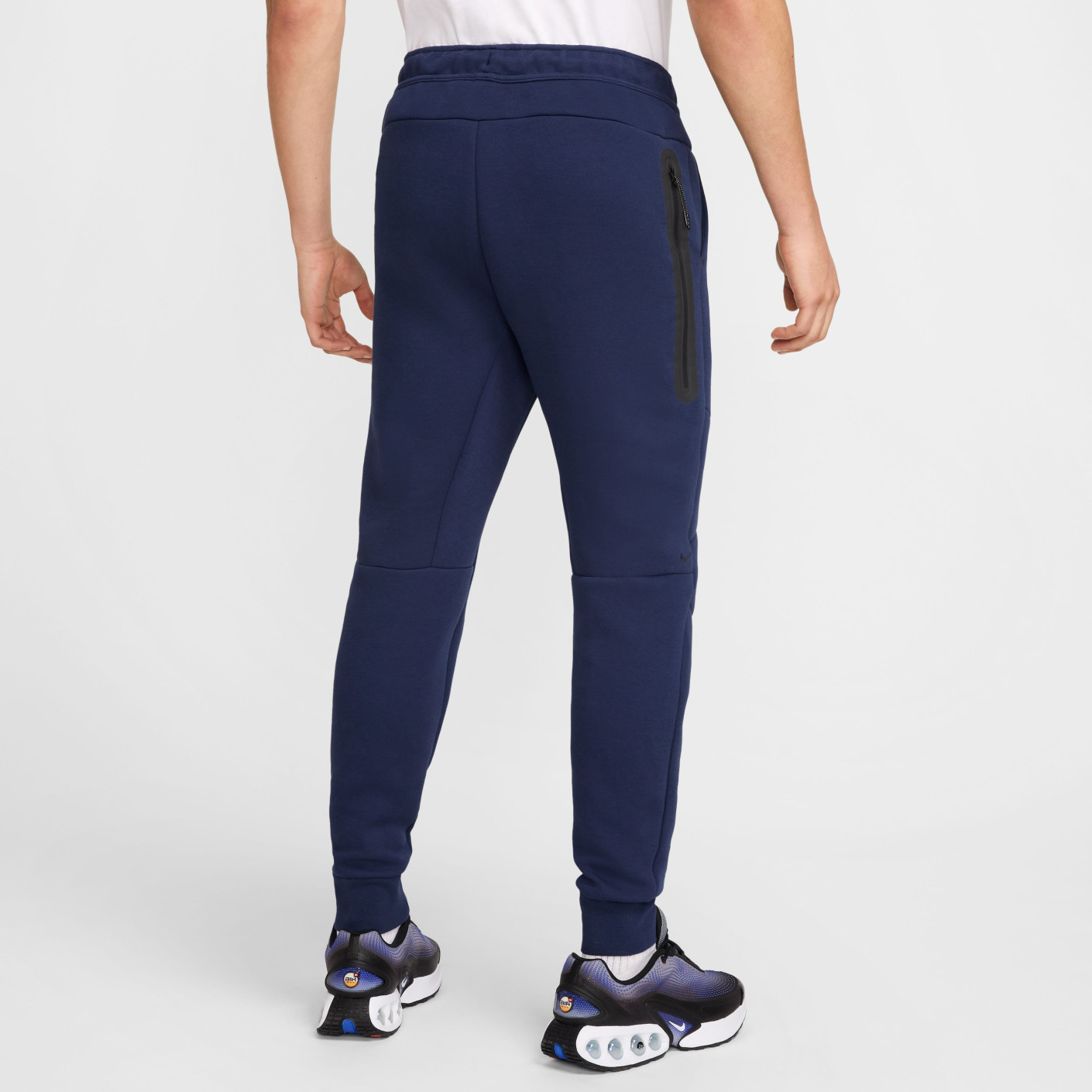 nike tech fleece joggers dark blue