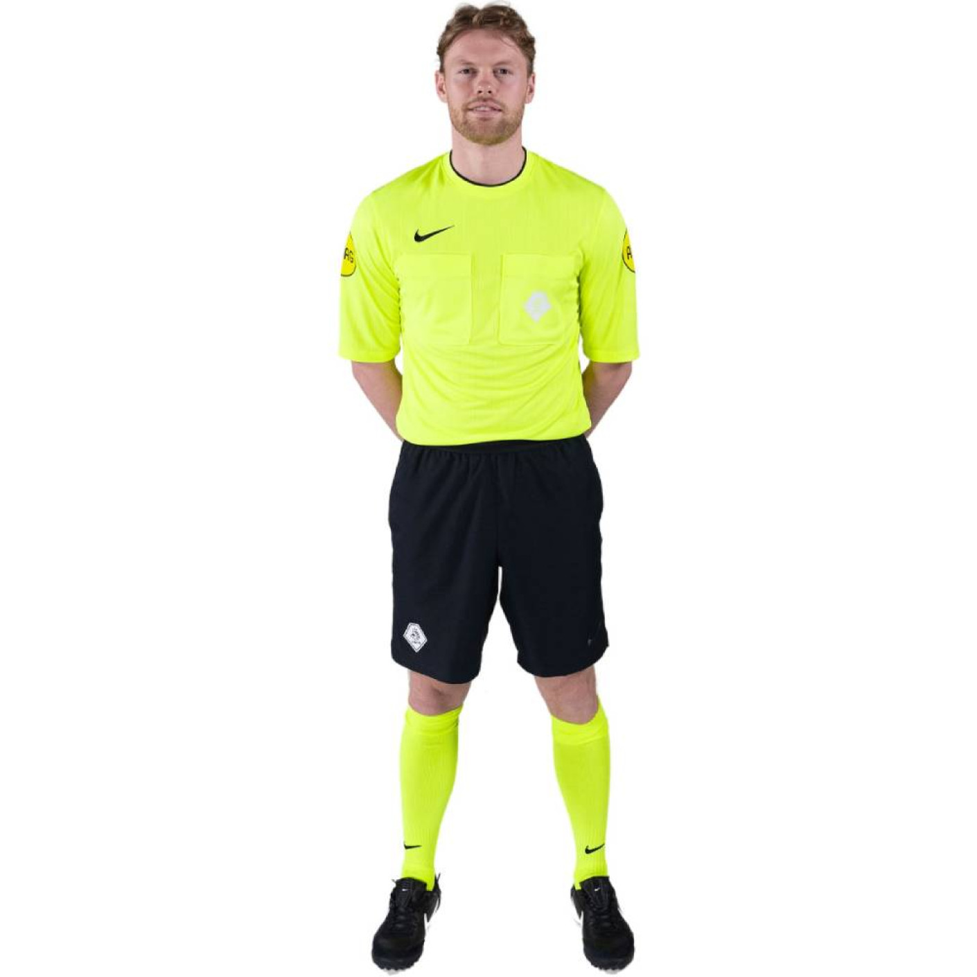 Nike KNVB Scheidsrechterstenue 2024-2026 Neongeel