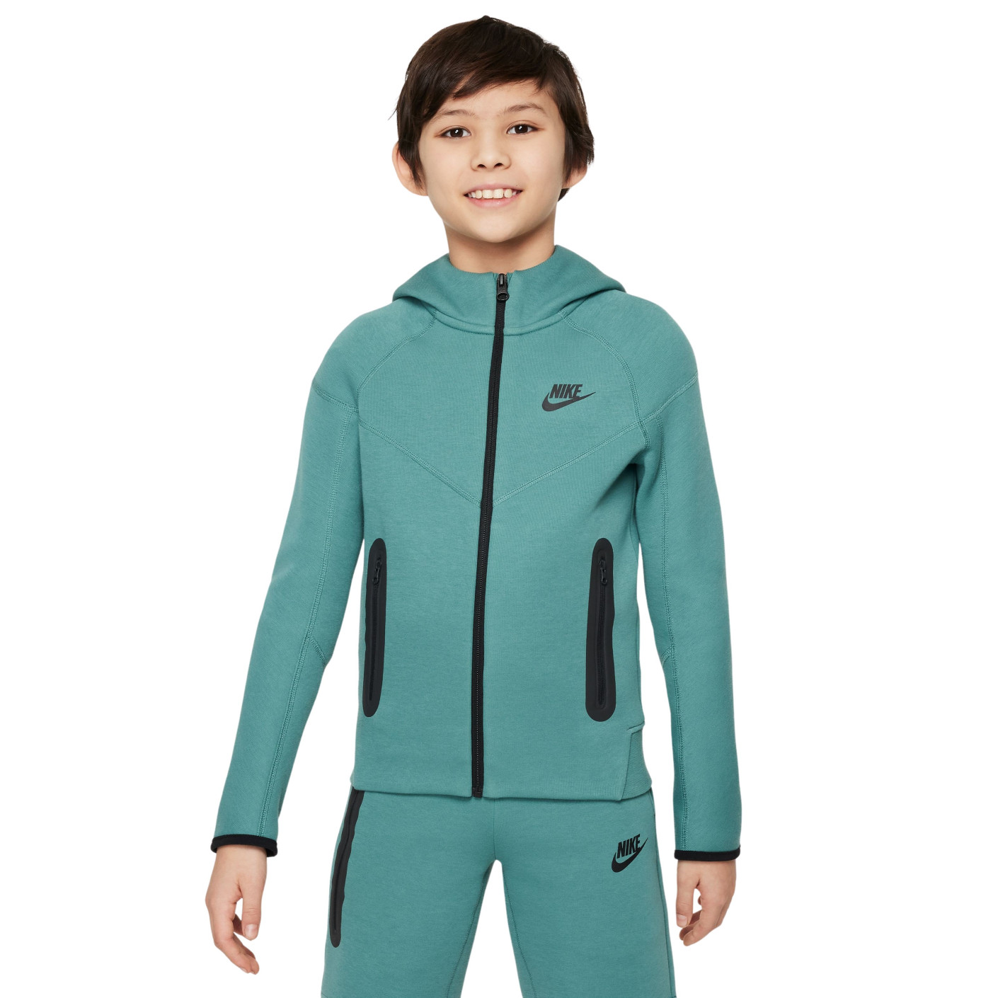 Nike Tech Fleece Vest Sportswear Kids Green Black KNVBshop