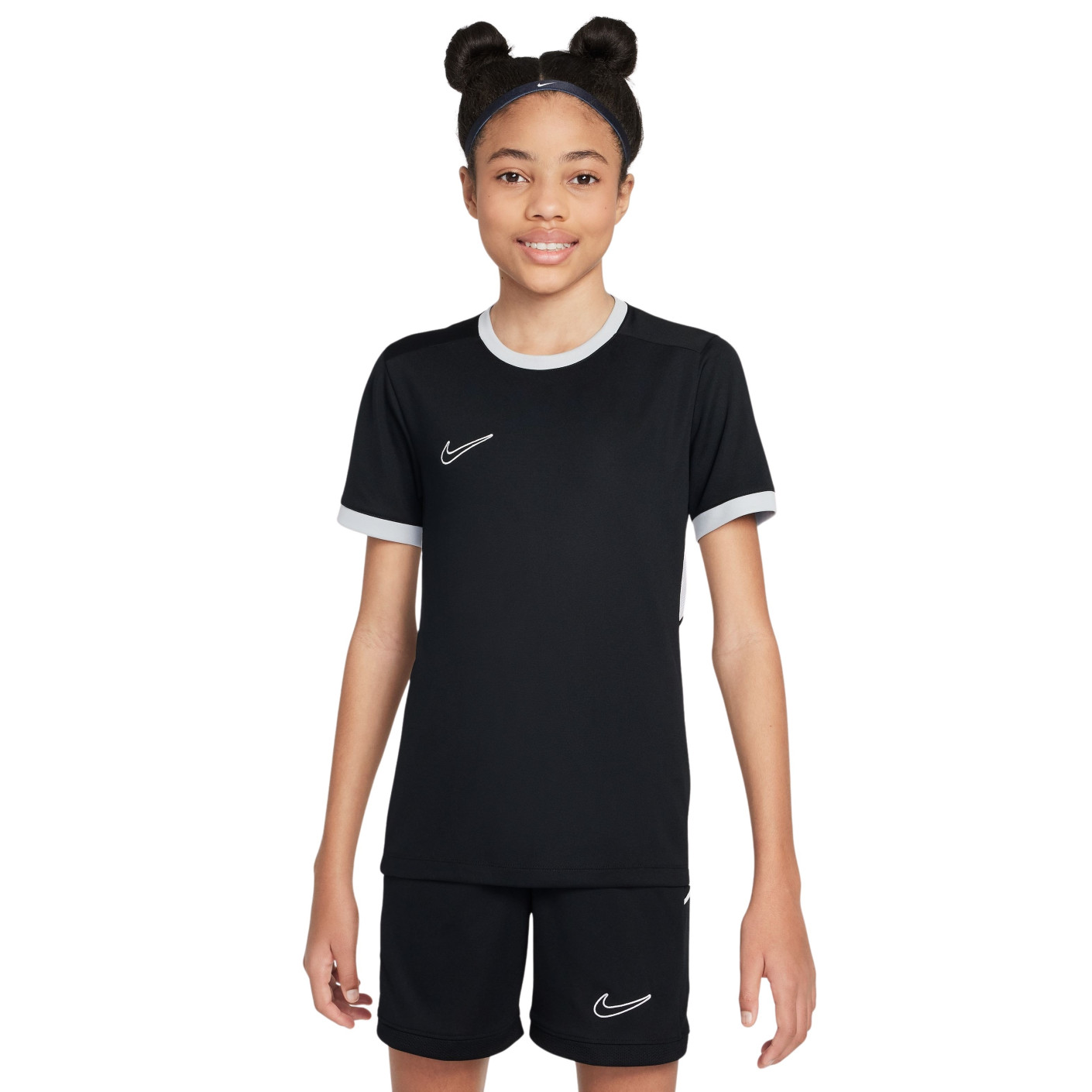 Nike Academy 25 Trainingsset Kids Zwart Grijs Wit