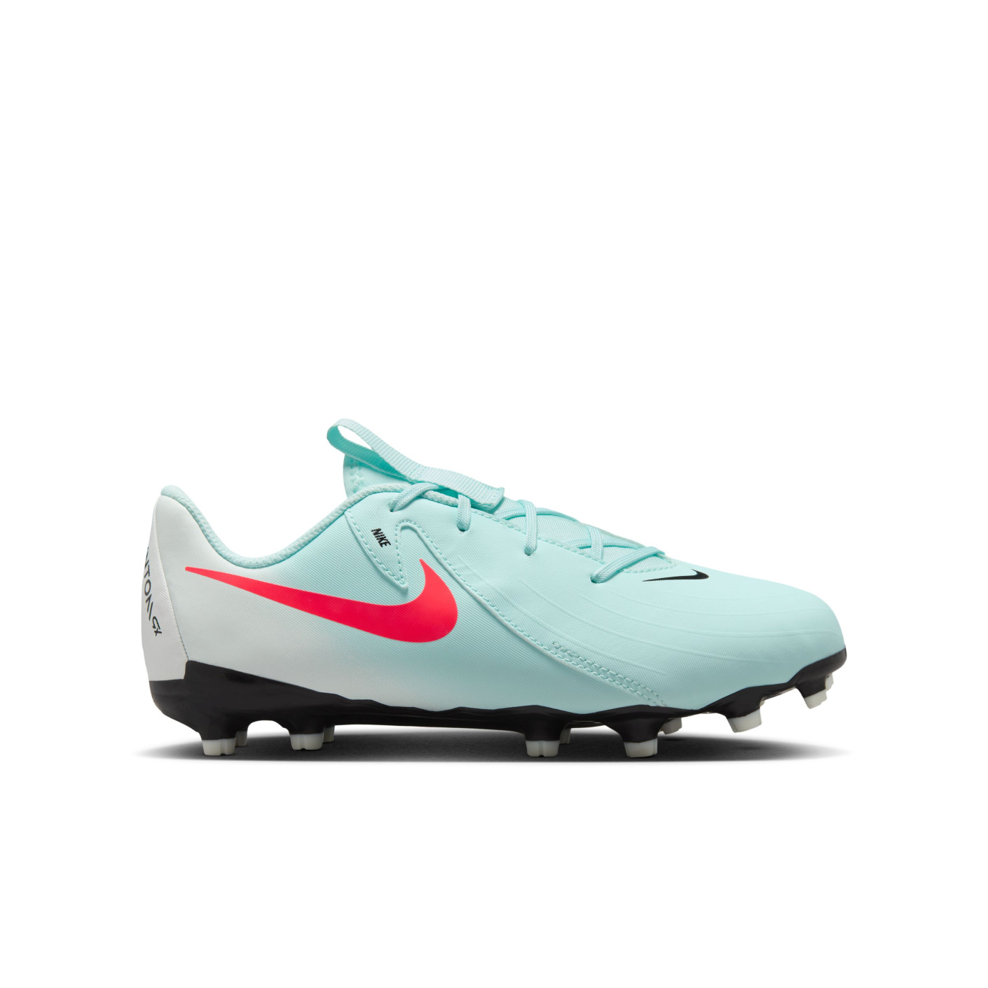 Nike Phantom GX Academy II Gras / Kunstgras Voetbalschoenen (MG) Kids Mintgroen Rood Zwart