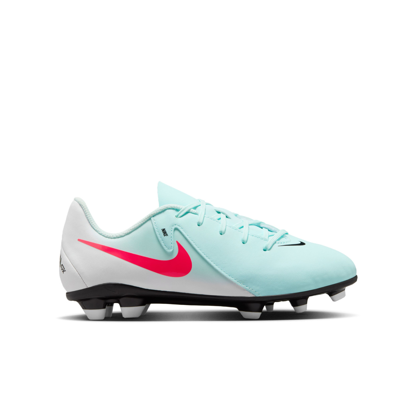 Nike Phantom GX Club II Gras / Kunstgras Voetbalschoenen (MG) Kids Mintgroen Rood Zwart