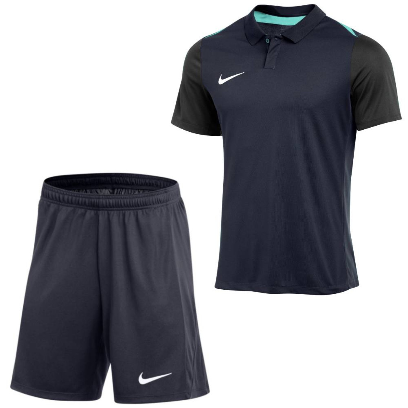 Nike Academy Pro 24 Polo Training Set Dark Blue Black Turquoise White