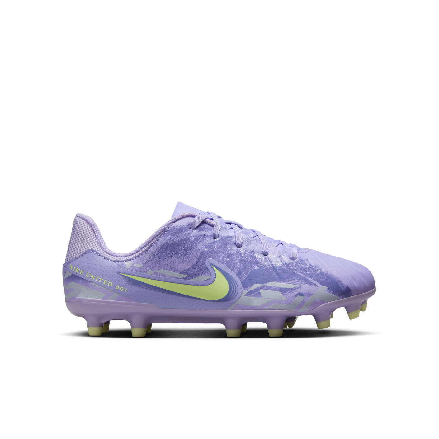 Nike Tiempo Legend Academy 10 Gras / Kunstgras Voetbalschoenen (MG) Kids Lichtpaars Lichtgeel