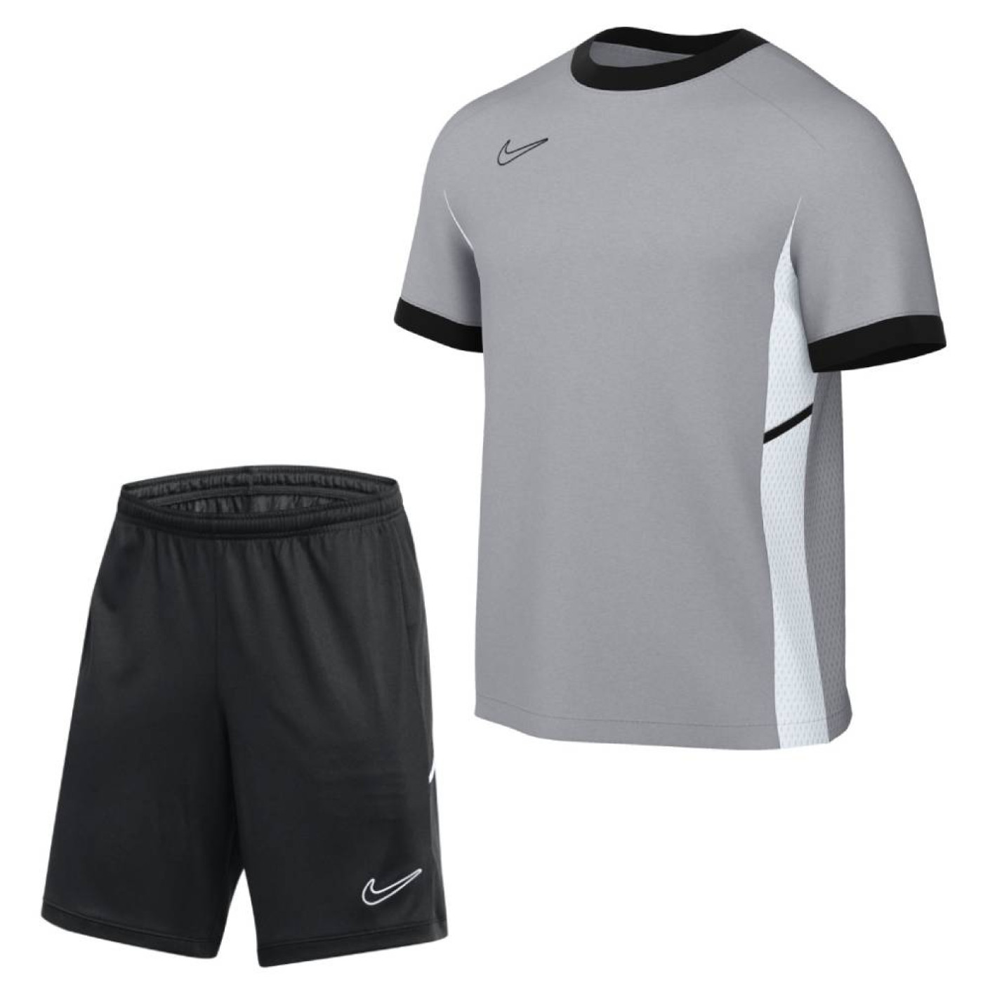 Nike Academy 25 Trainingsset Grijs Zwart Wit