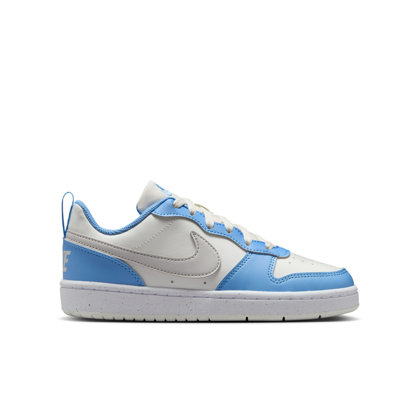 Nike Court Borough Low Recraft Sneakers Kids Wit Lichtblauw Lichtgrijs