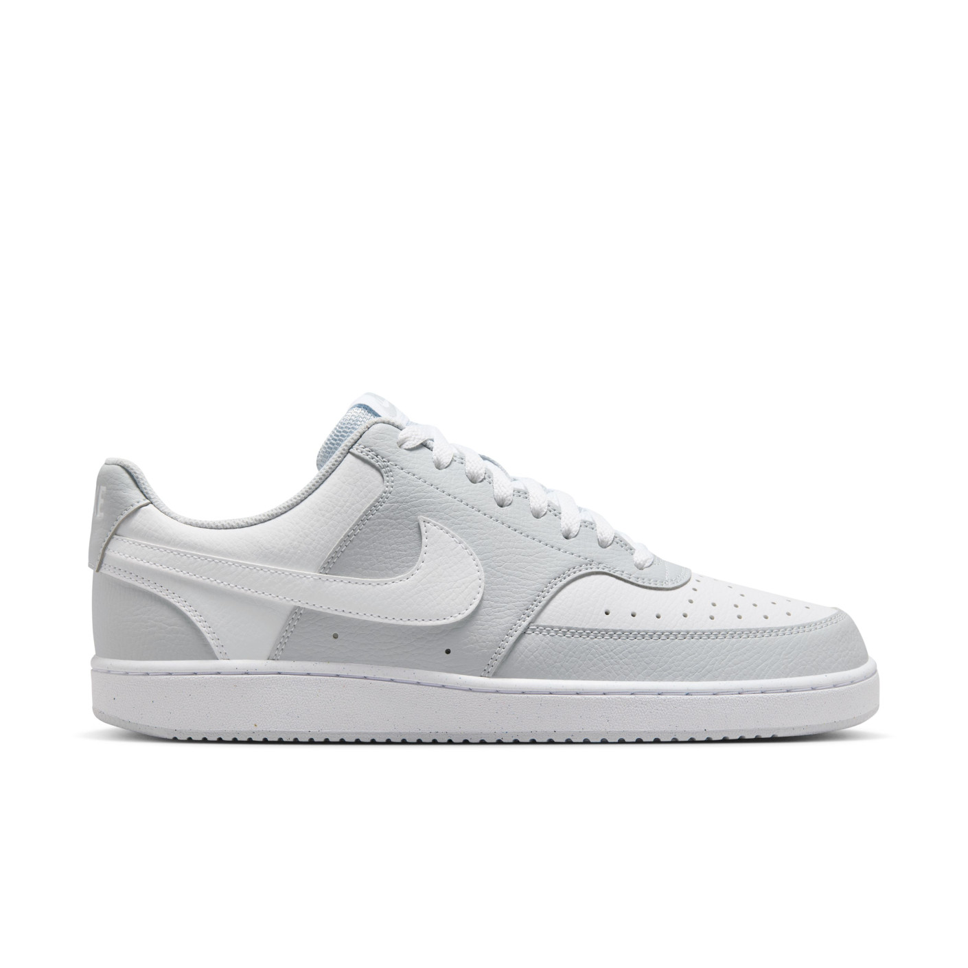 Nike Court Vision Sneakers Low Lichtgrijs Wit