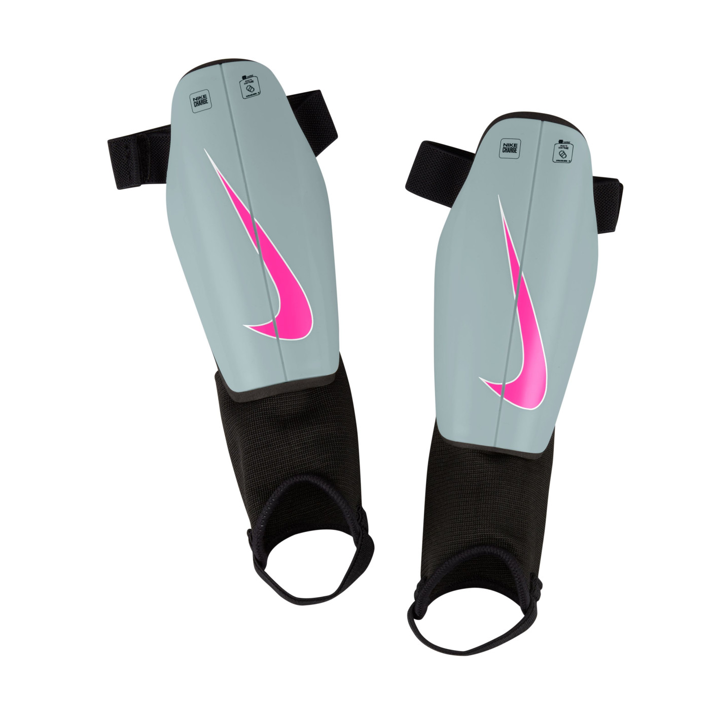 Nike Scheenbeschermers Charge Kids Lichtblauw Zwart Roze